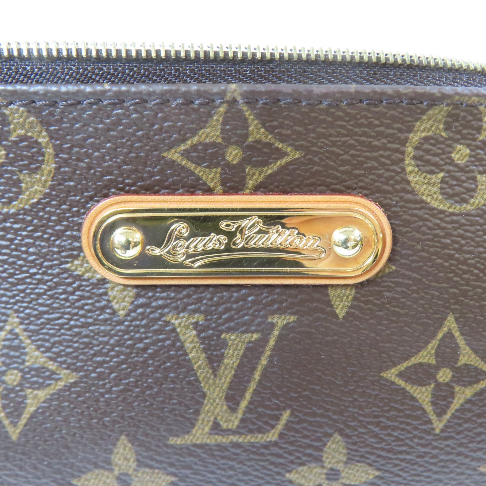 LOUIS VUITTON Monogram Eva金扣手挽肩背兩用袋啡色