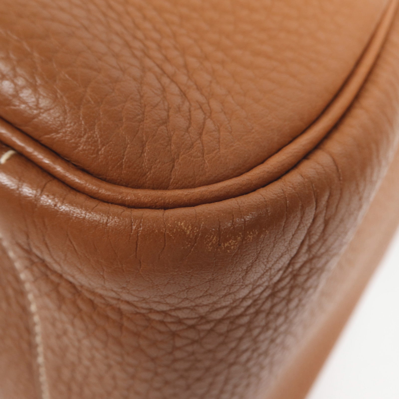 HERMES Clemence皮革Lindy 34銀扣手挽肩背兩用袋Gold