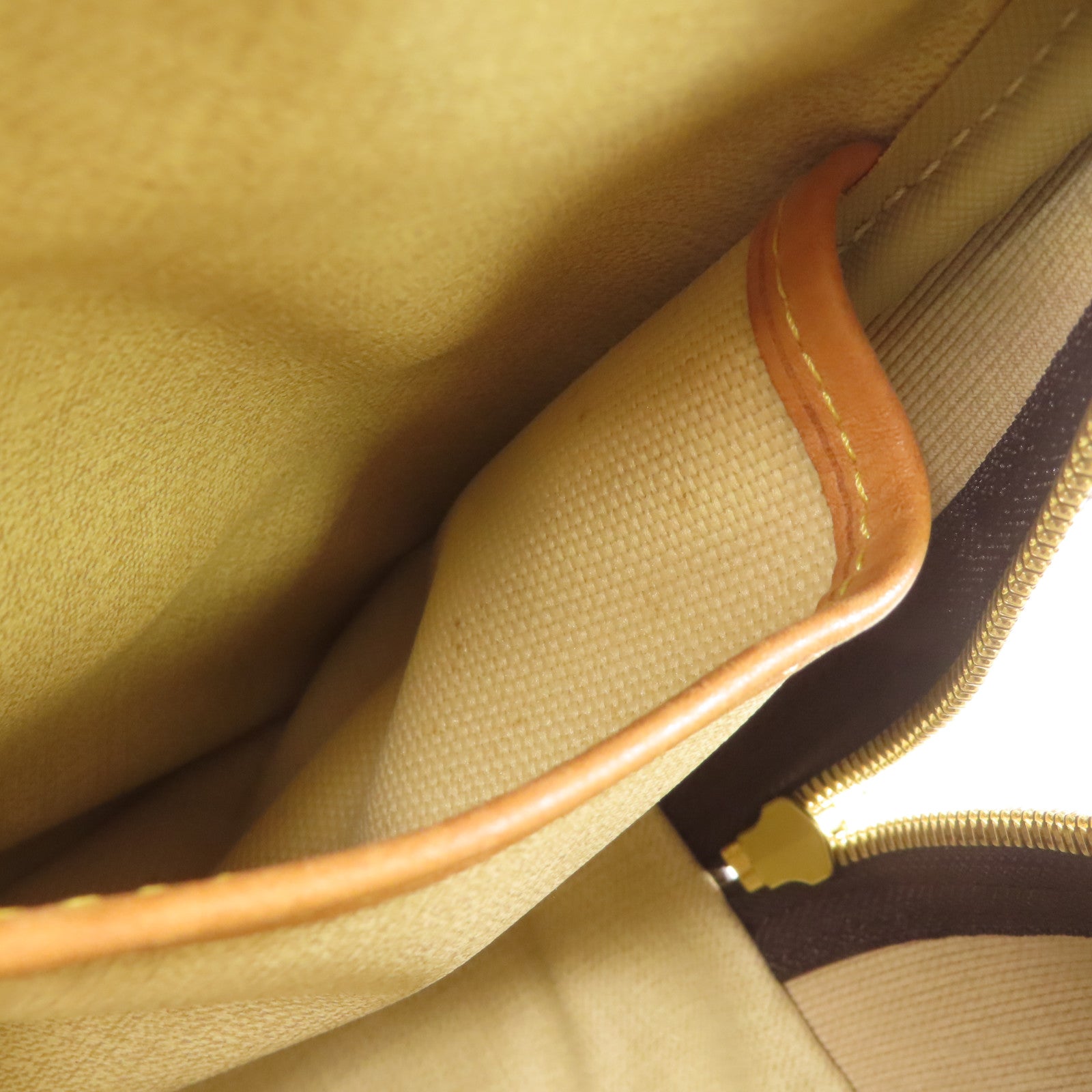 LOUIS VUITTON 【激減優惠】Monogram Trouville金扣手挽袋棕色