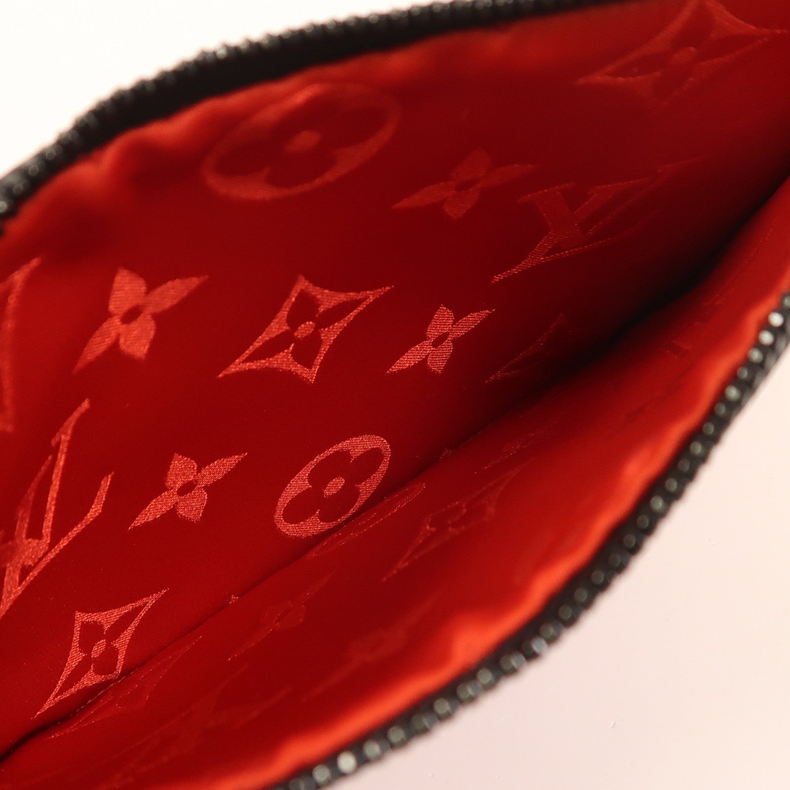 LOUIS VUITTON 牛皮皮革/PVC Petite Valise銀扣手挽肩背兩用袋