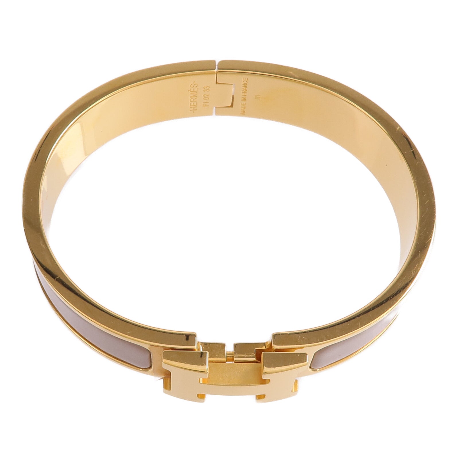 HERMES 金屬Clic H Bracelet手鐲