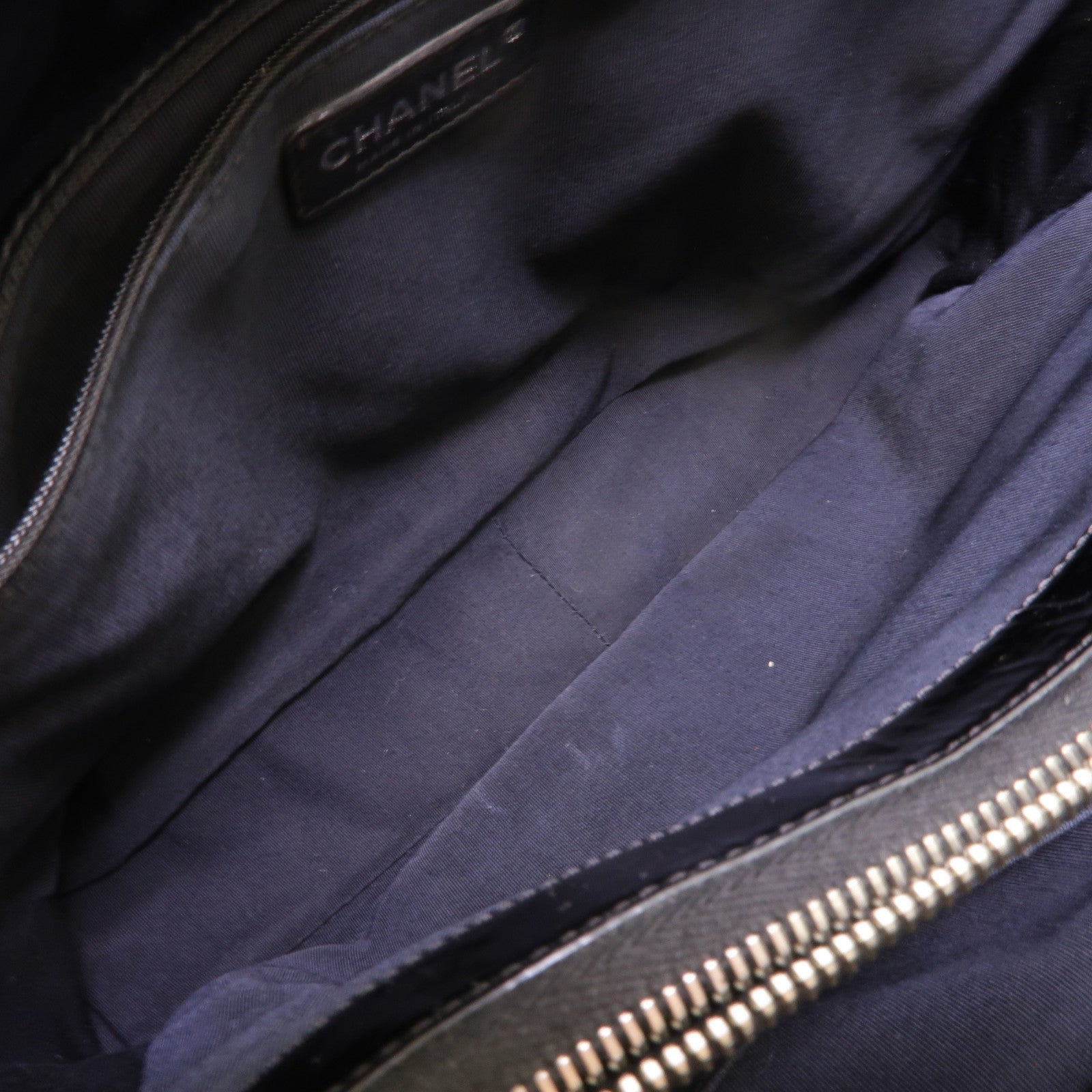 CHANEL 漆皮皮革GST Grand Shopping Tote Bag鏈帶肩背袋