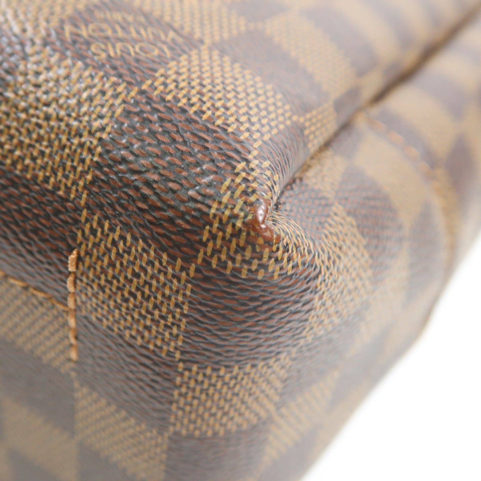 LOUIS VUITTON 【激減優惠】Damier Belmont NV PM金扣手挽肩背兩用袋啡色