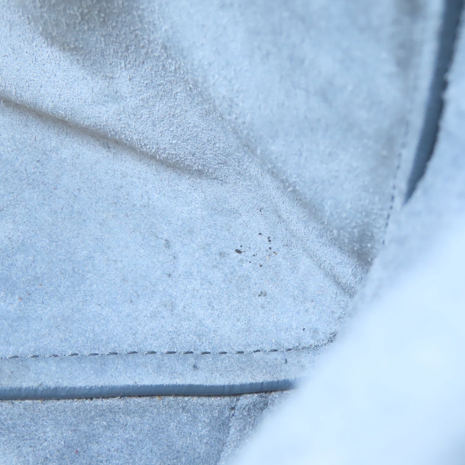 CELINE 牛皮皮革Shoulder Bag金扣肩背袋灰色