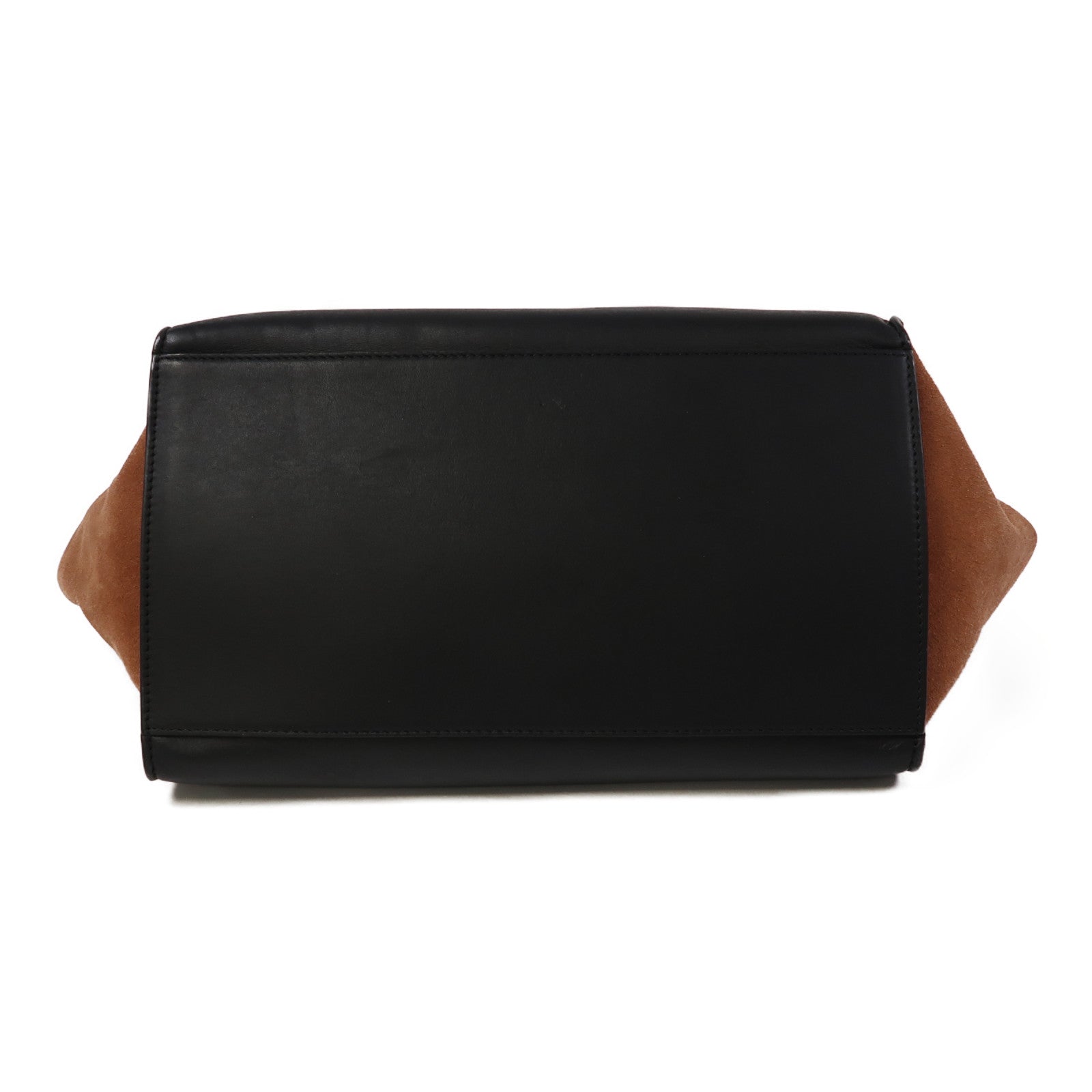 CELINE 【激減優惠】牛皮皮革Trapeze銀扣手挽肩背兩用袋白色/黑色/啡色