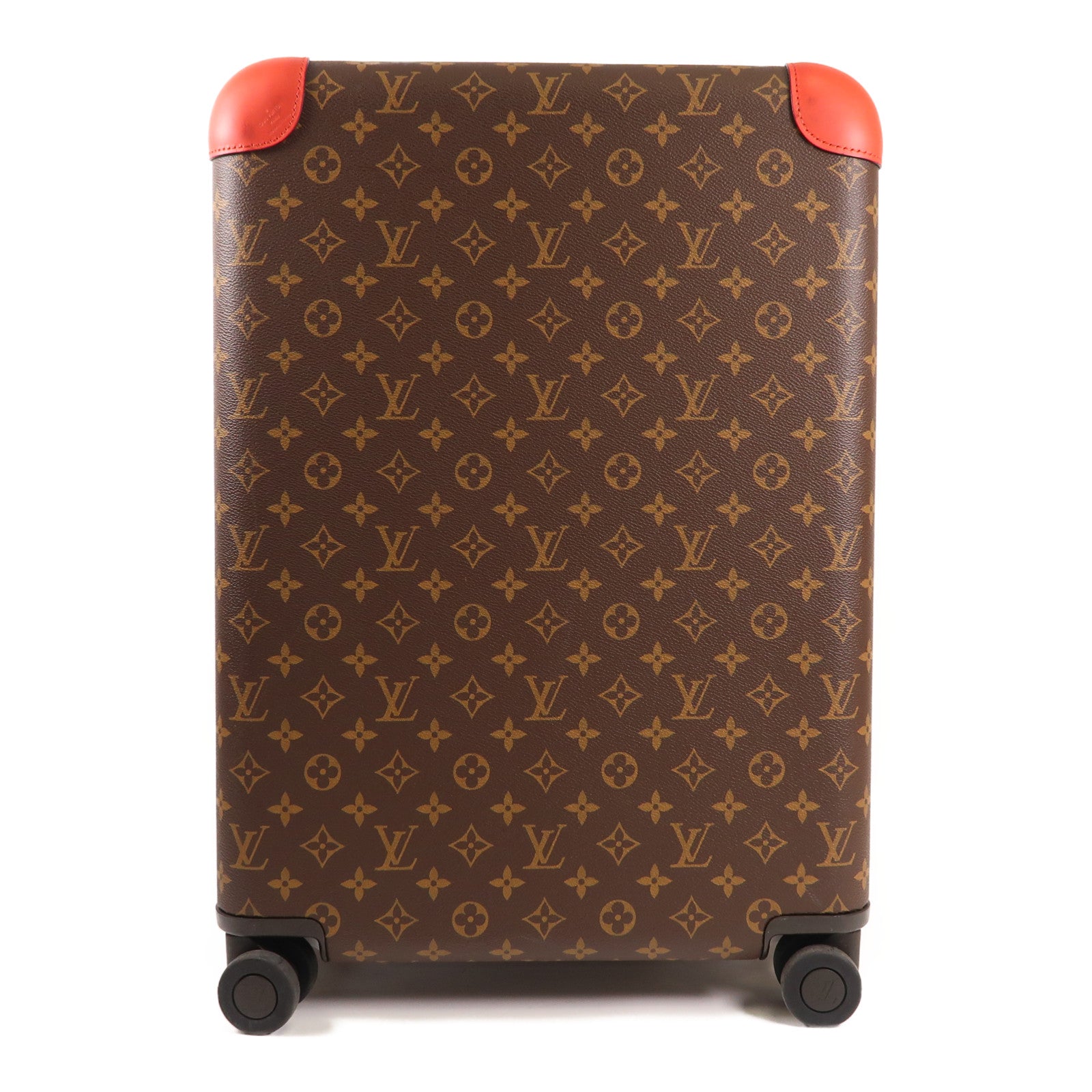 LOUIS VUITTON Monogram/金屬Horizon 55銀扣行李箱