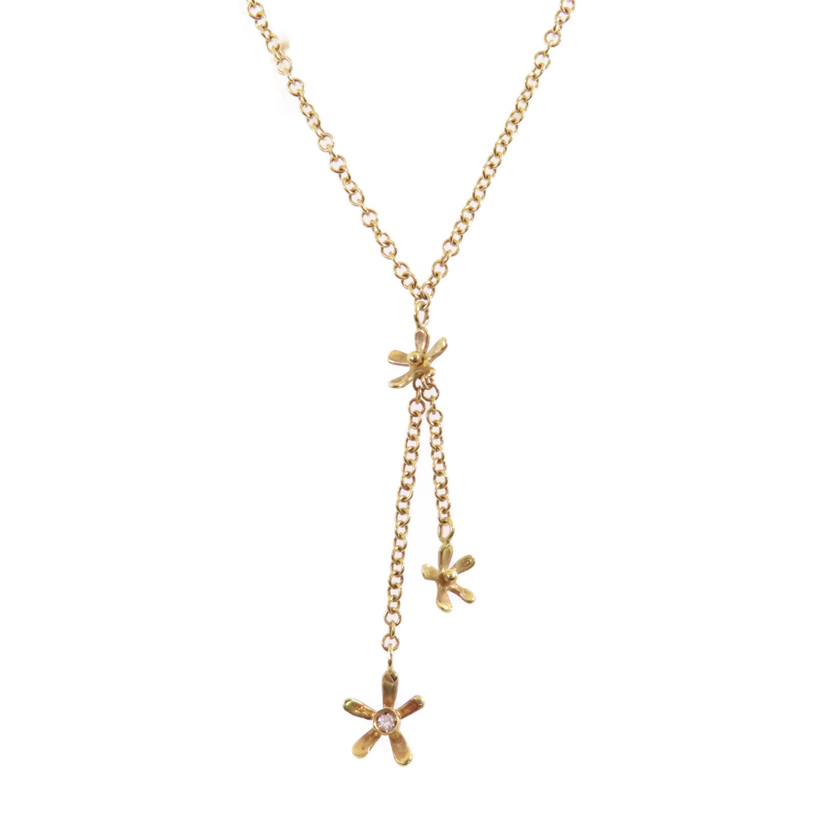 JEWELRY 【激減優惠】18K黃金/鑽石Diamond Necklace項鏈