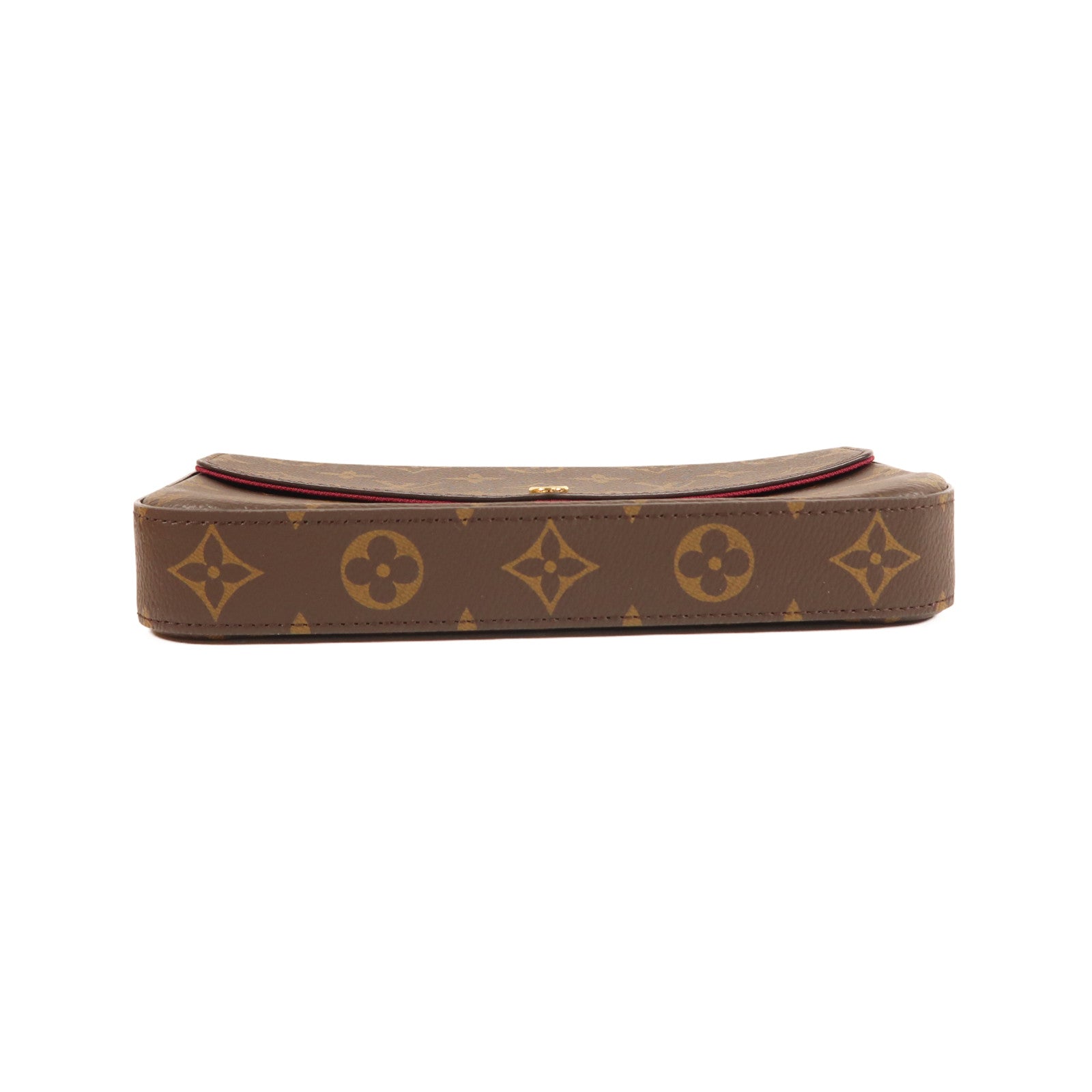 LOUIS VUITTON Monogram Pochette Felicie金扣鏈帶肩背袋