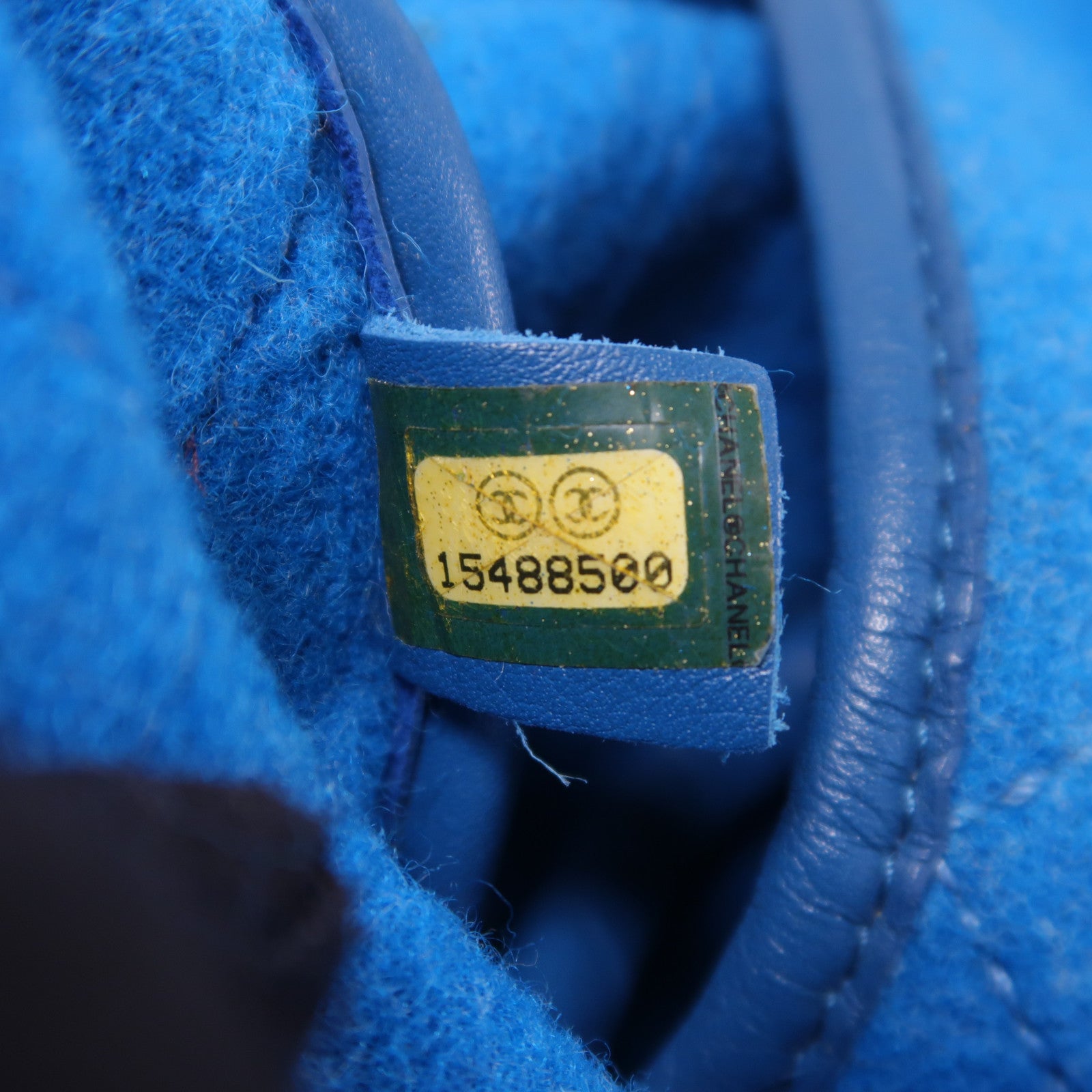 CHANEL 羊毛Chain Shoulder鏈帶手挽肩背兩用袋