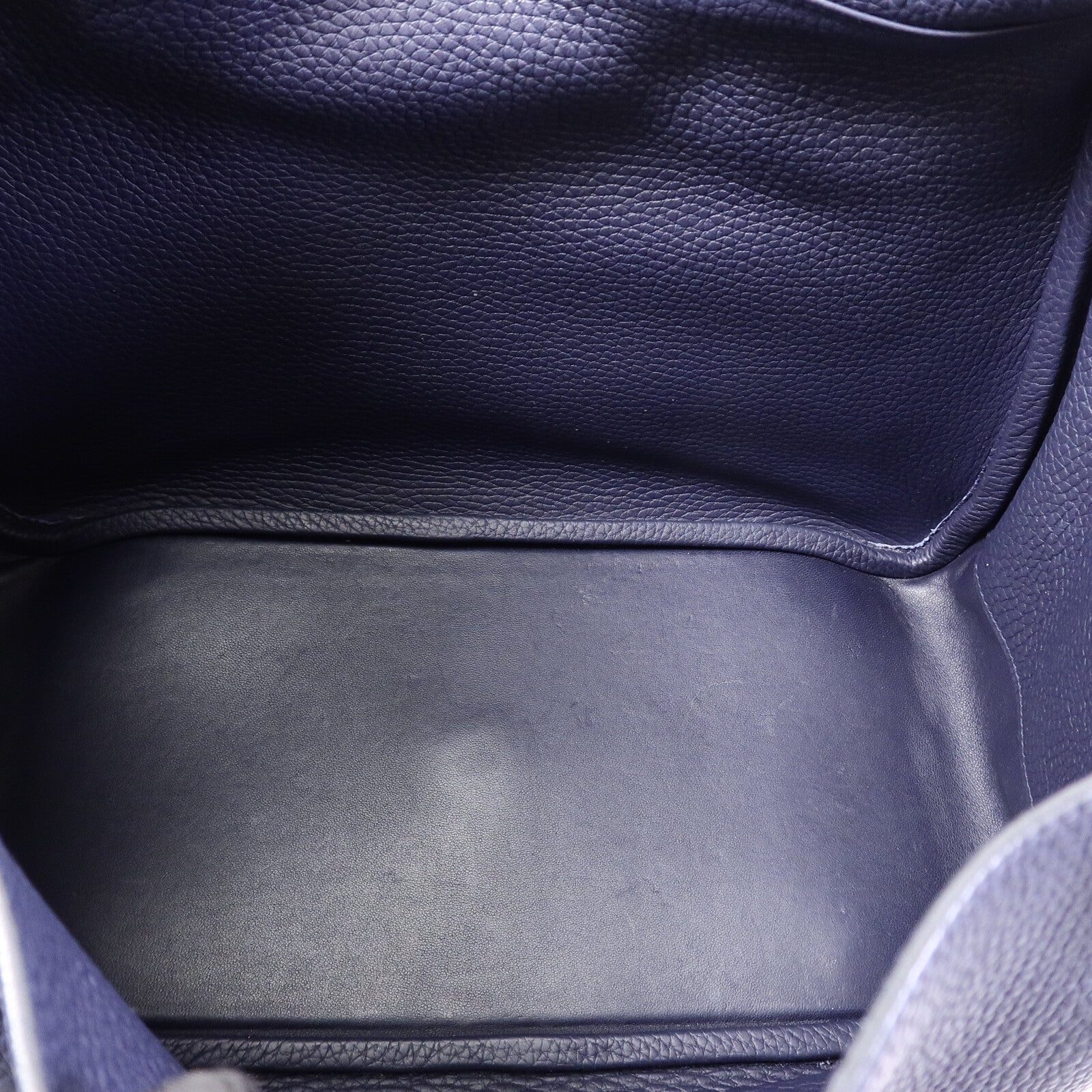 HERMES Togo皮革Lindy 30肩背袋Blue Nuit