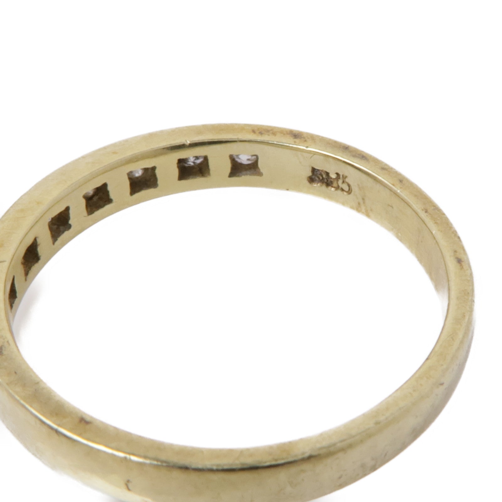 JEWELRY 14K黄金Diamond Ring鑽石戒指US#6