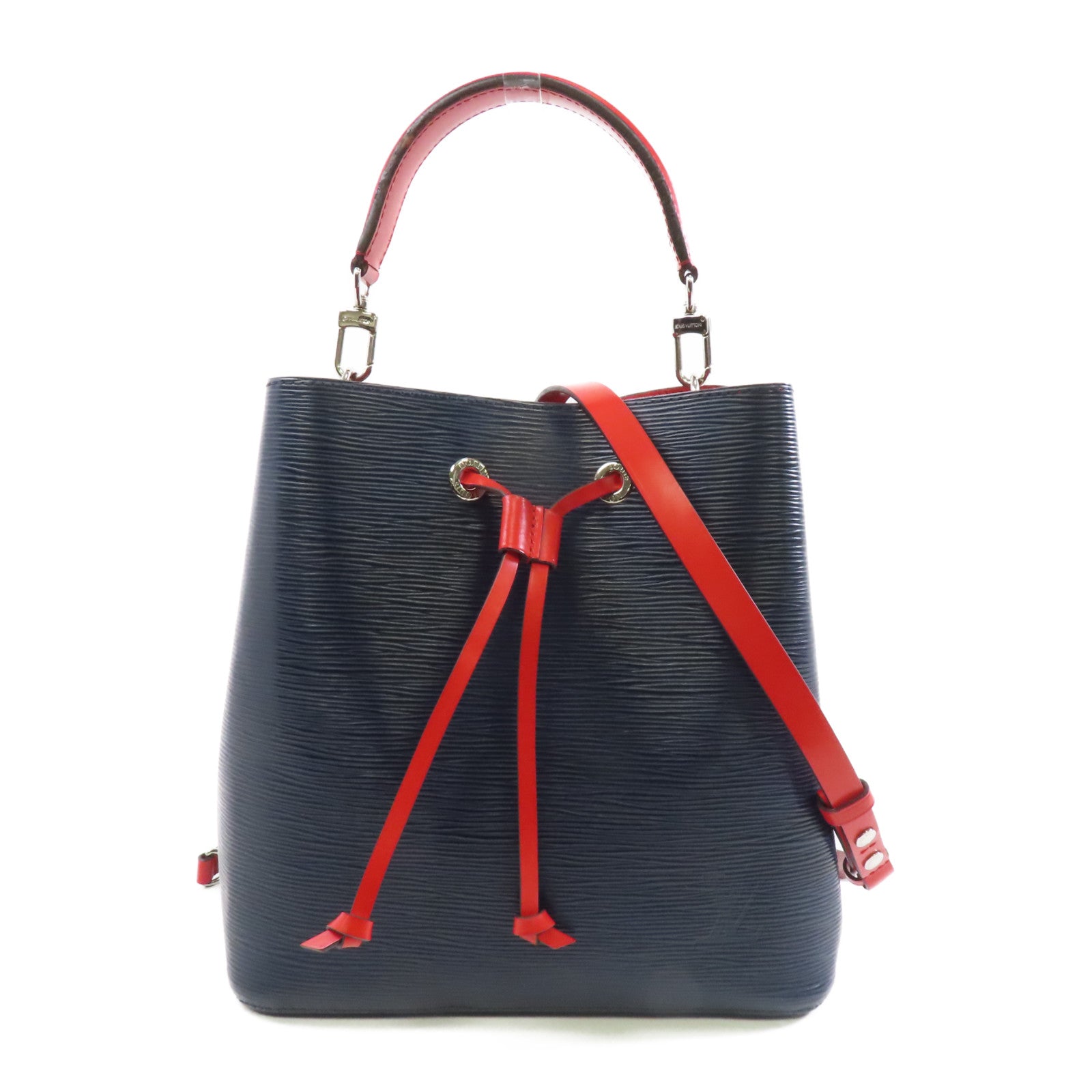 LOUIS VUITTON (PRICE DOWN) LV SHW Neo Noe 2 Way Shoulder Bag M45306 Epi Navy Red