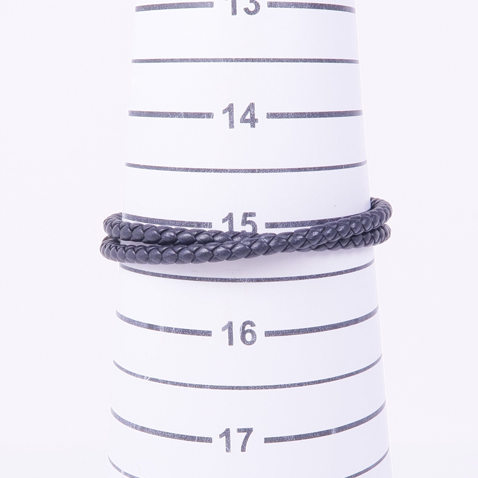 HERMES Swift皮革Roulis Double Tour Bracelet銀扣手帶Noir