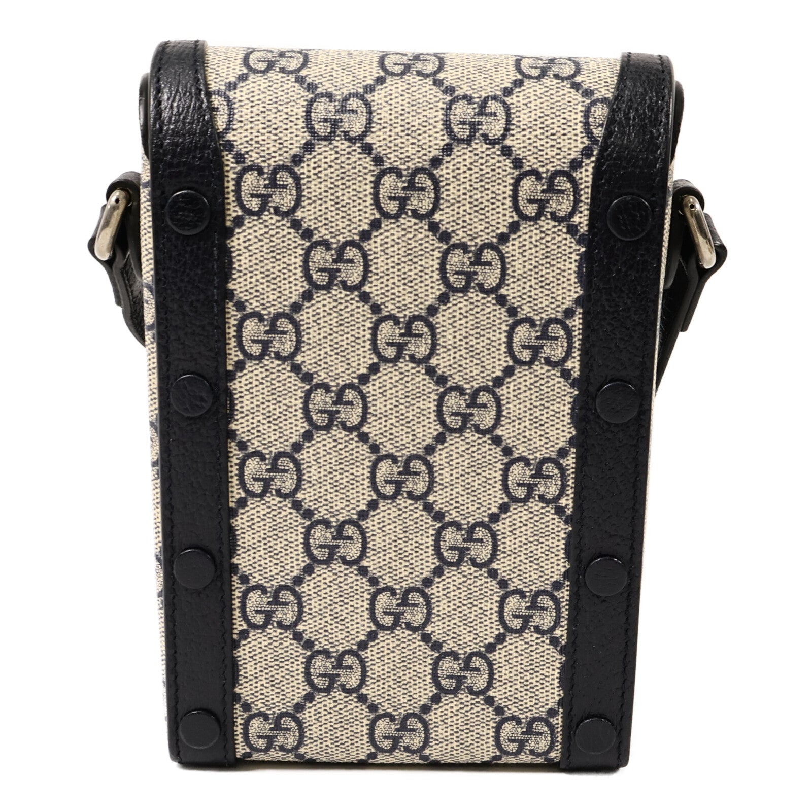 GUCCI 塗層帆布1955 Horsebit肩背袋