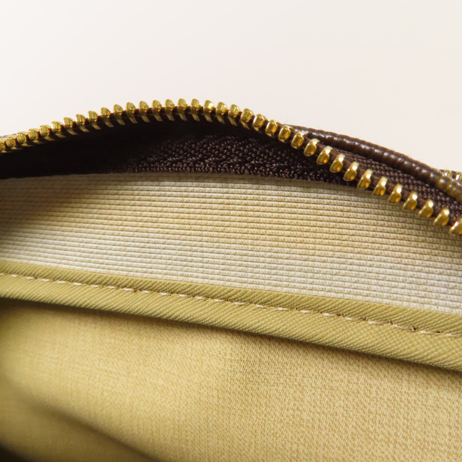 LOUIS VUITTON Monogram Reporter PM金扣肩背袋棕色