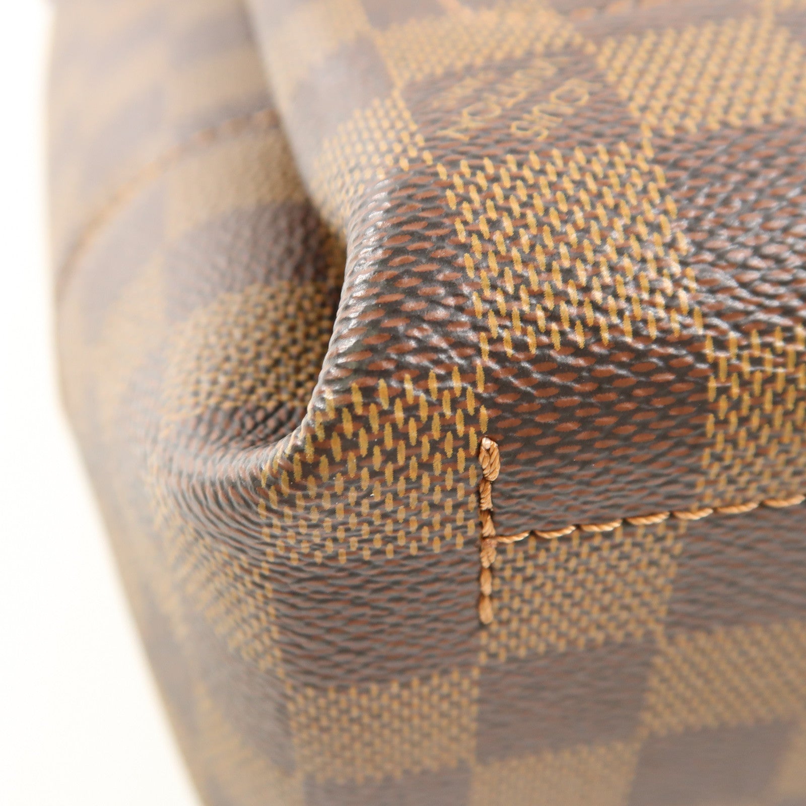 LOUIS VUITTON 【激減優惠】Damier Belmont NV PM金扣手挽肩背兩用袋啡色