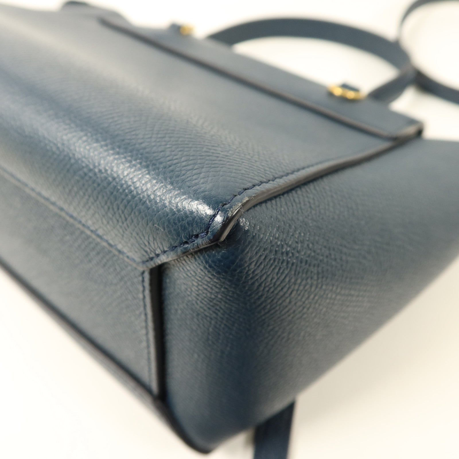 CELINE 牛皮皮革Mini Belt Bag金扣手挽肩背兩用袋