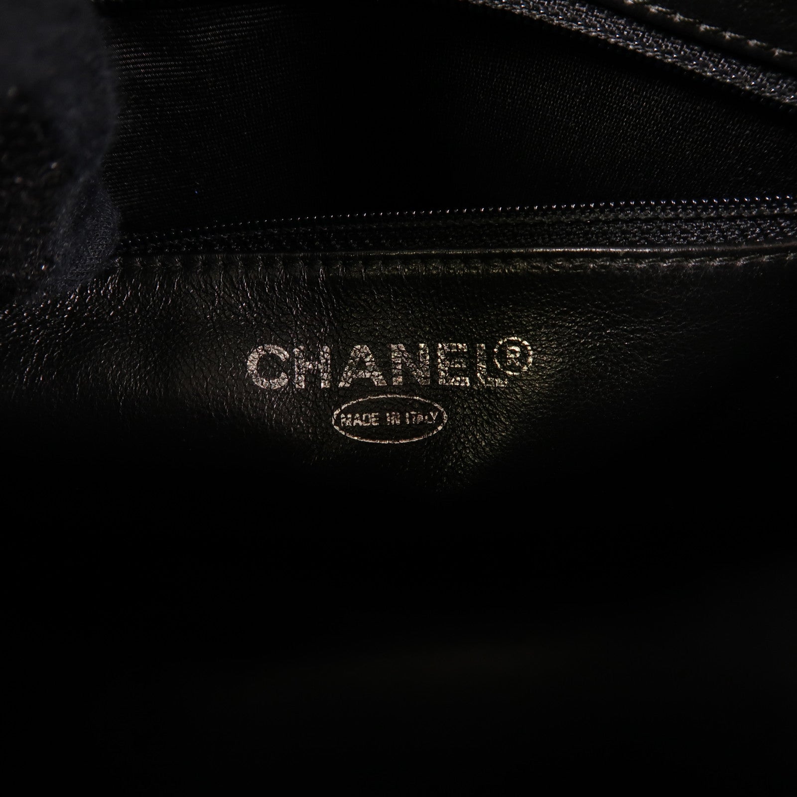 CHANEL 牛皮皮革Tote Bag銀扣手挽袋
