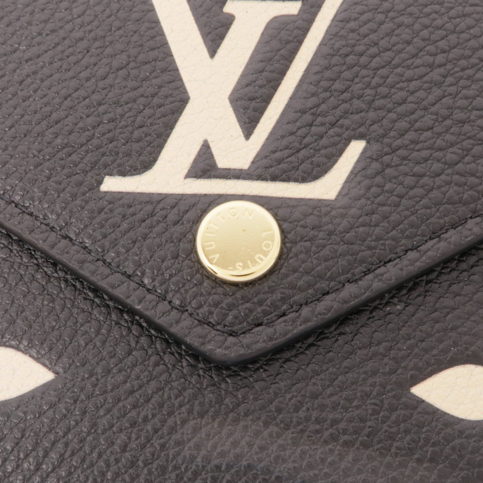 LOUIS VUITTON Monogram Empreinte Victorine Wallet金扣錢包