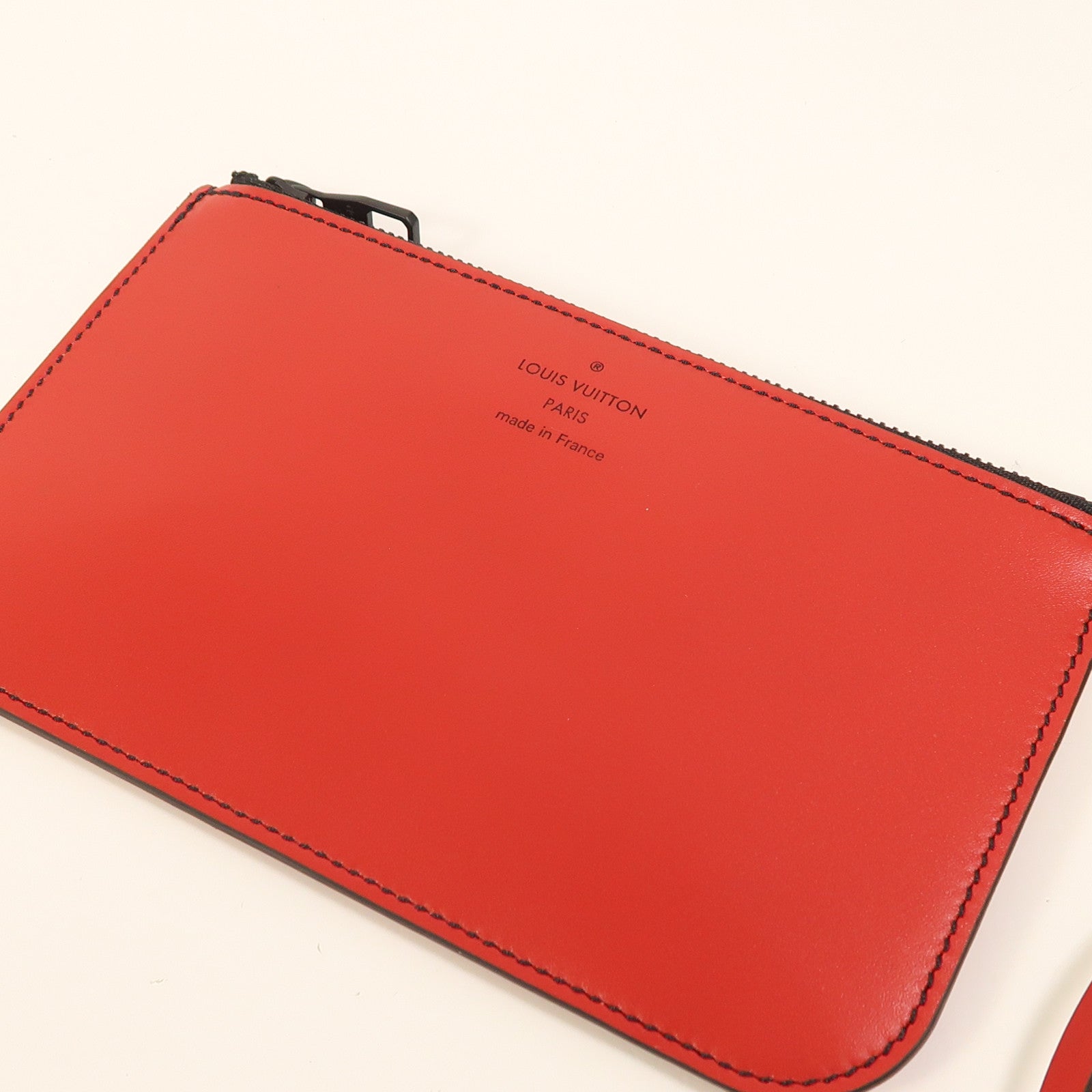 LOUIS VUITTON 牛皮皮革/PVC Petite Valise銀扣手挽肩背兩用袋