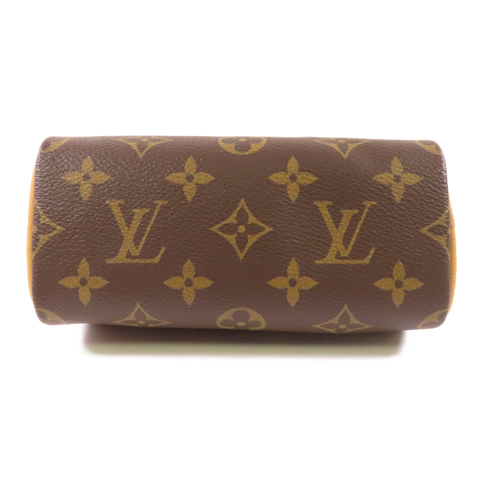 LOUIS VUITTON Monogram Nano Speedy金扣手挽肩背兩用袋