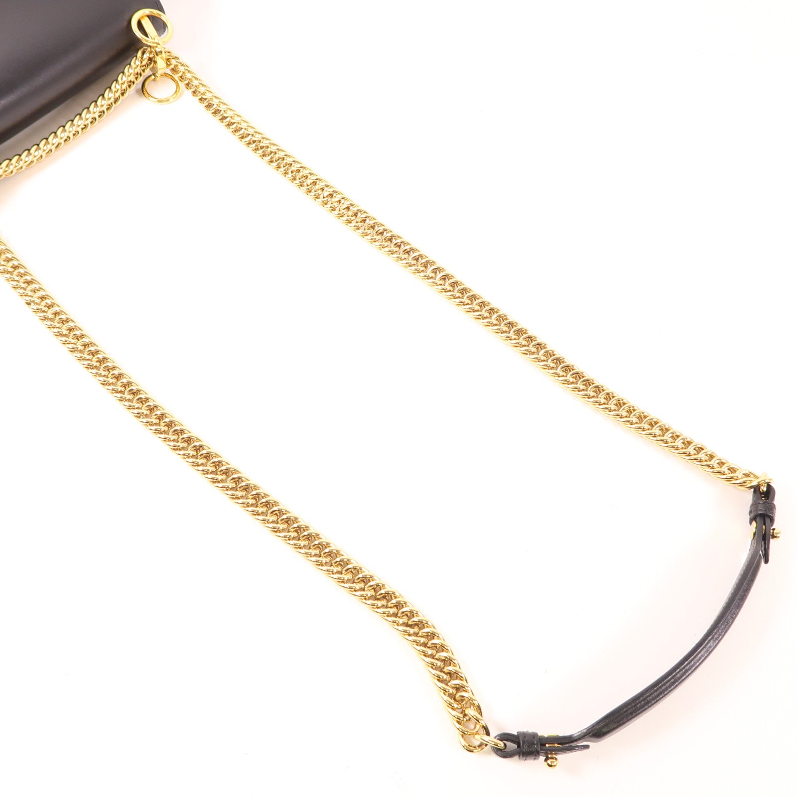 FENDI 牛皮皮革Shoulder Bag金扣肩背袋