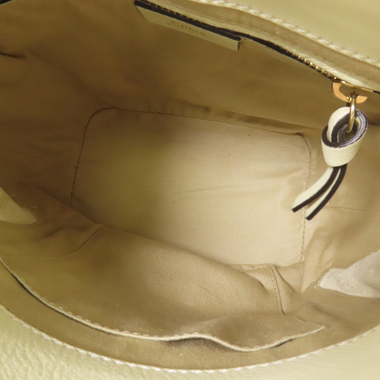 Chloe 麂皮皮革/牛皮皮革Rucksack金扣背包