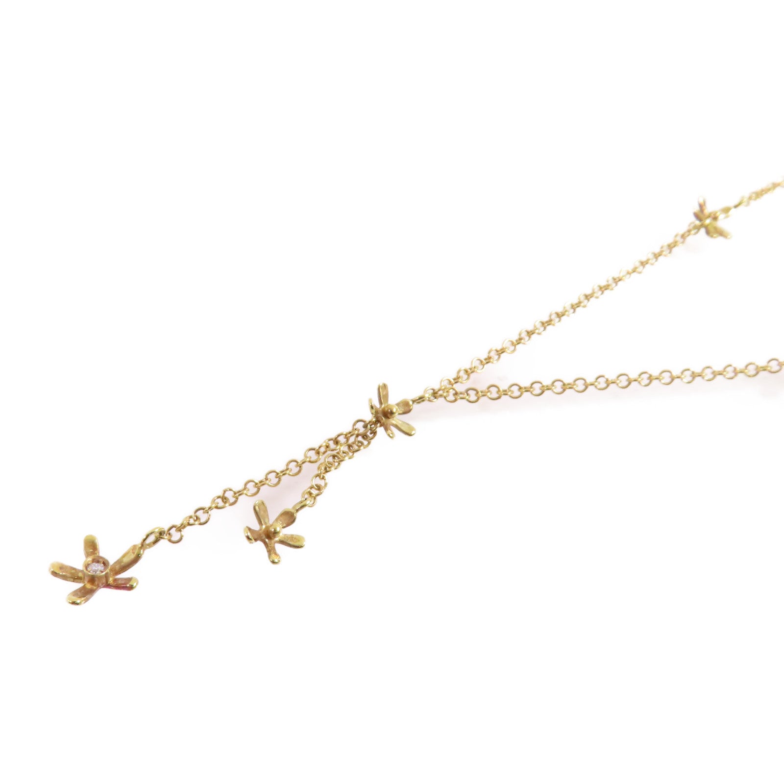 JEWELRY 【激減優惠】18K黃金/鑽石Diamond Necklace項鏈
