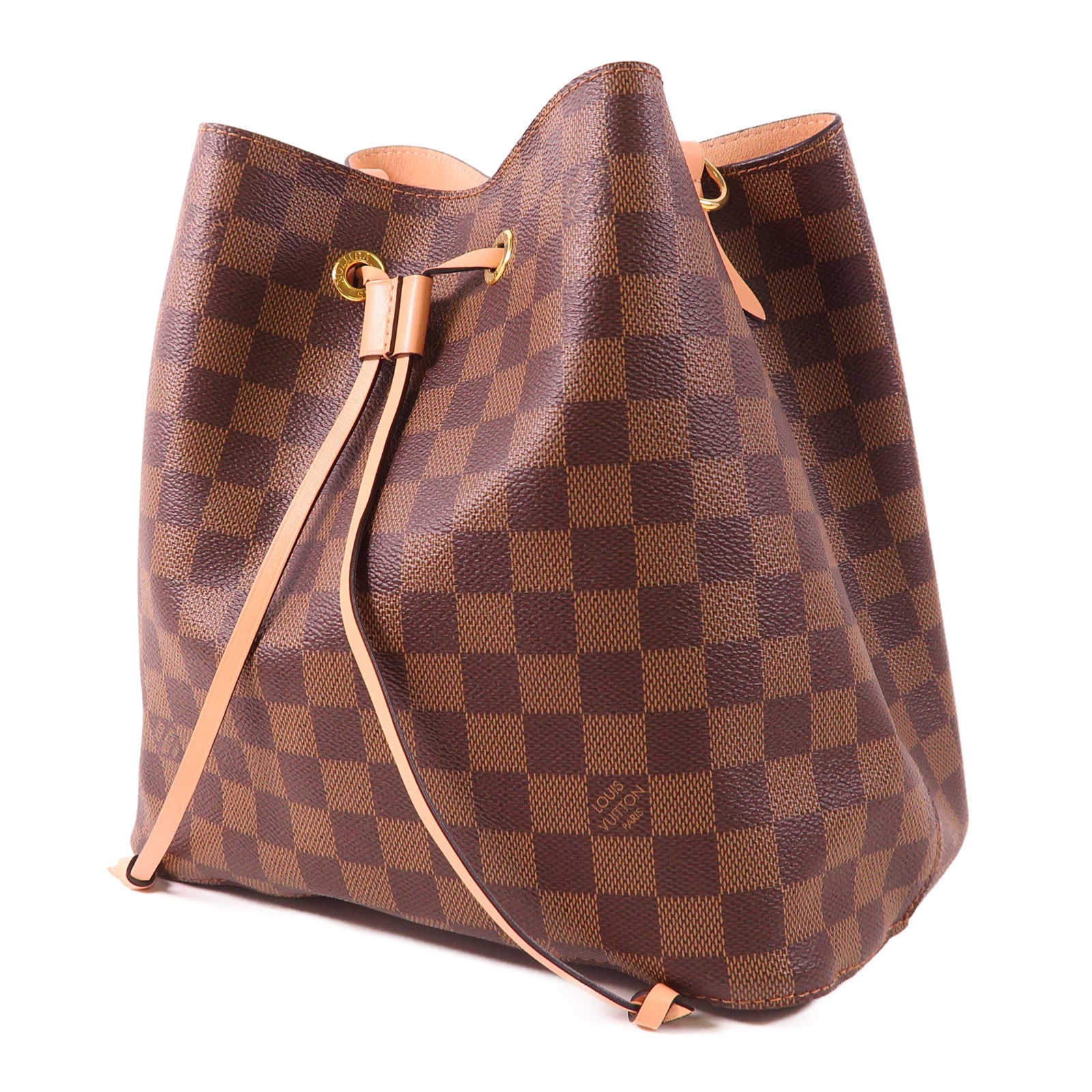 LOUIS VUITTON Damier NeoNoe金扣肩背袋