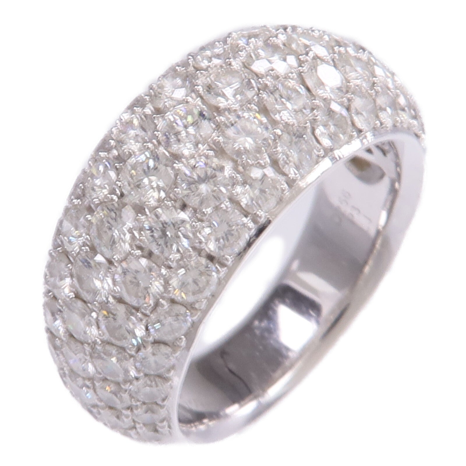 JEWELRY 【激減優惠】18K白金Diamond Ring鑽石戒指US#5.75