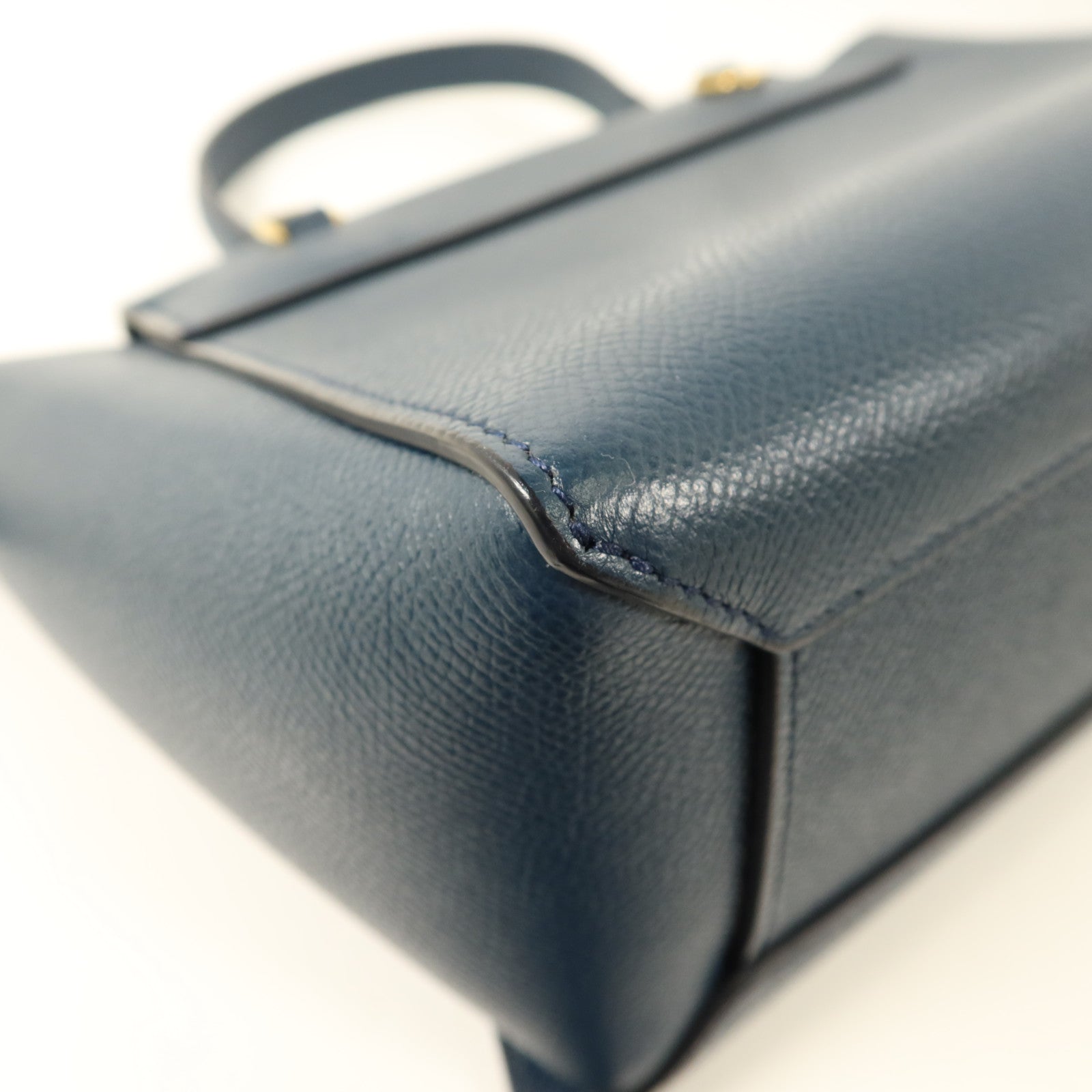 CELINE 牛皮皮革Mini Belt Bag金扣手挽肩背兩用袋