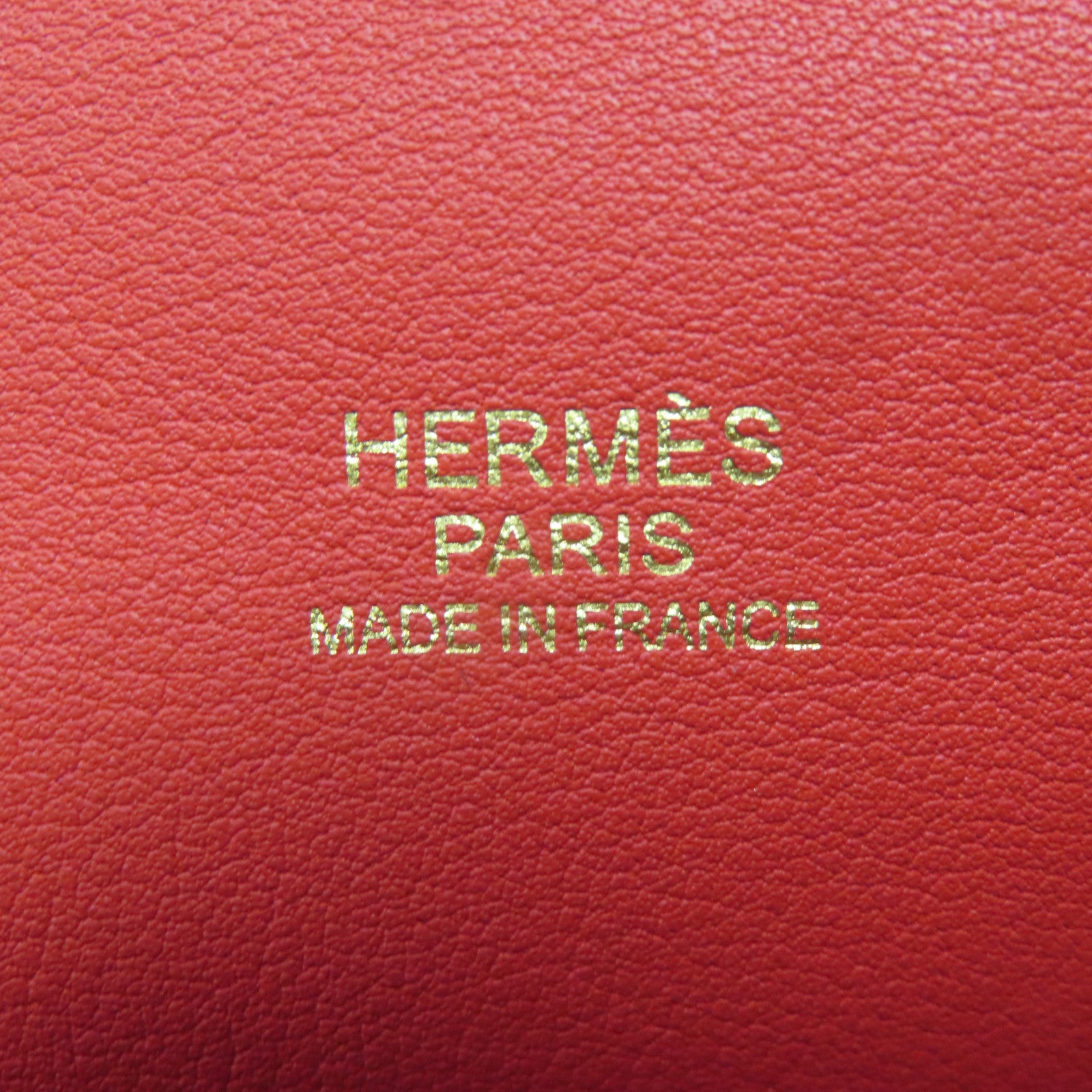 HERMES **【激減優惠】Swift皮革Toolbox 20金扣手挽肩背兩用袋番茄紅色