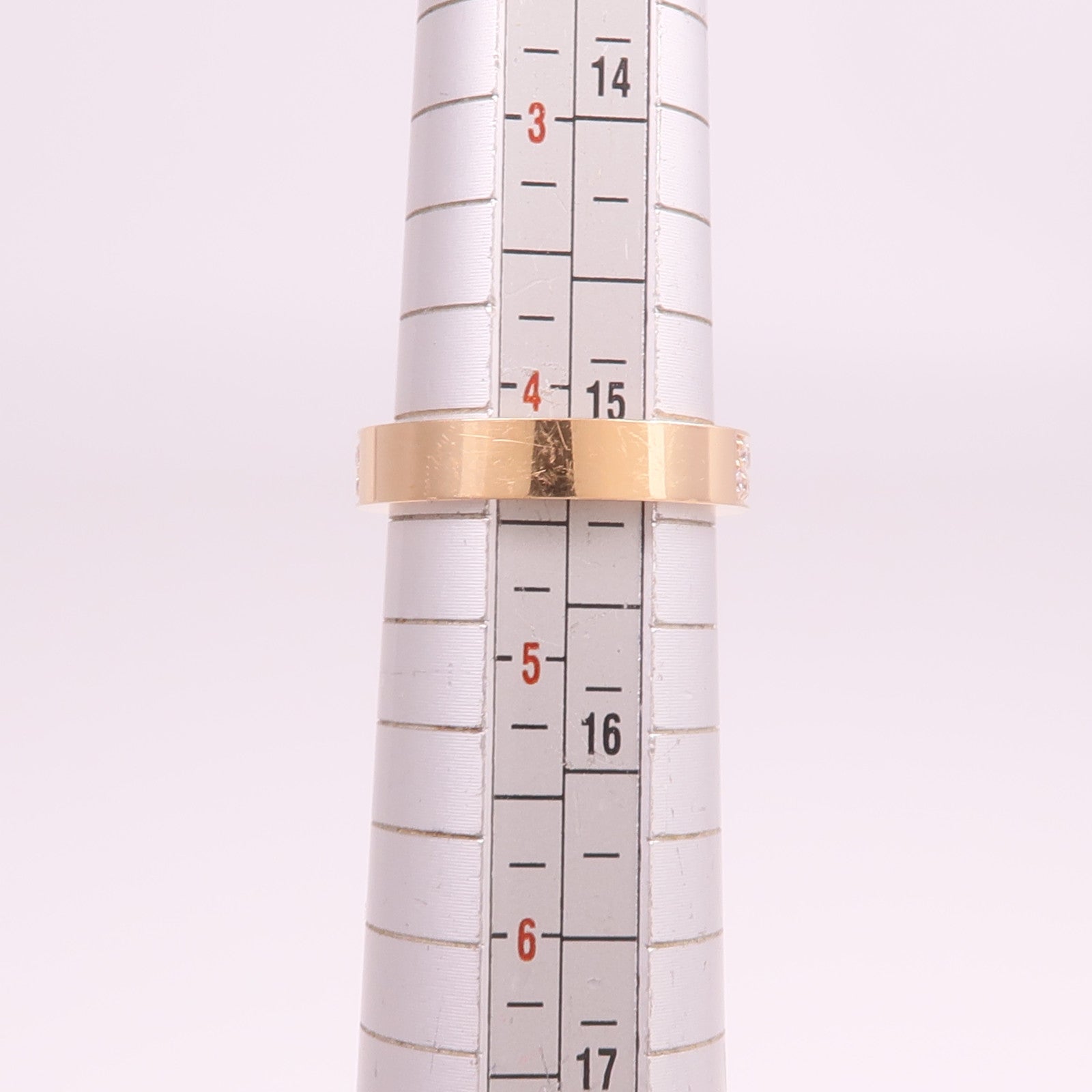 Chaumet 18K玫瑰金Liens Evidence Ring鑽石戒指Chaumet#47/US#4.25