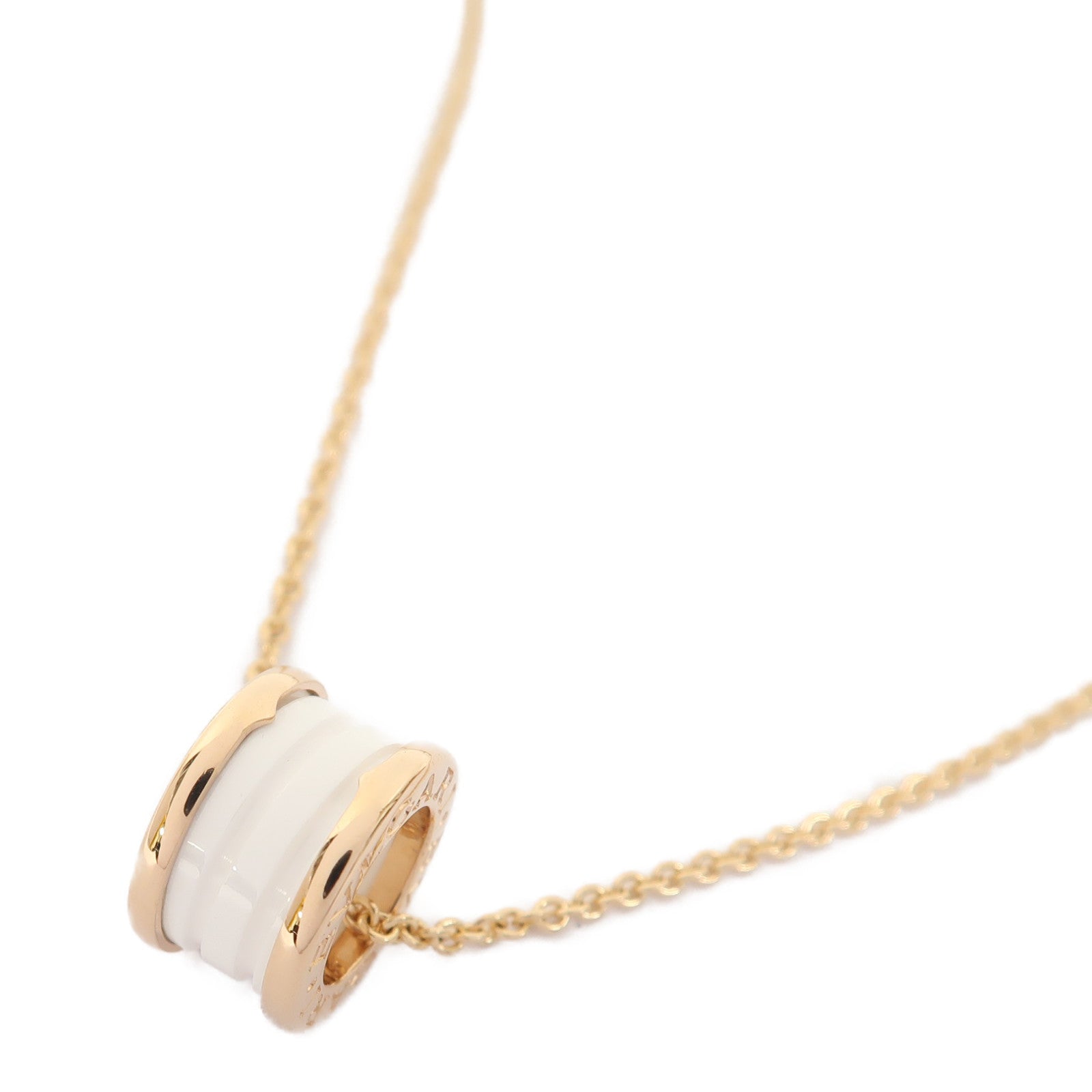 BVLGARI 【激減優惠】18K玫瑰金/陶瓷B-Zero1 Necklace項鍊