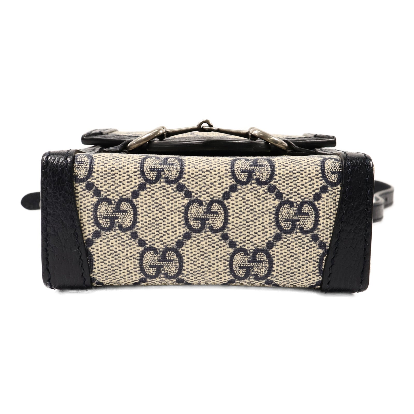 GUCCI 塗層帆布1955 Horsebit肩背袋