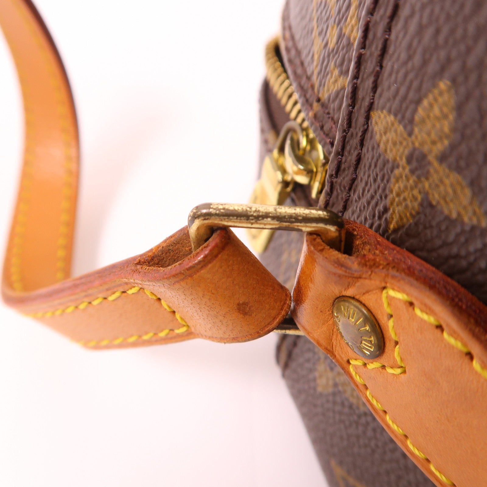 LOUIS VUITTON Monogram Blois金扣肩背袋棕色
