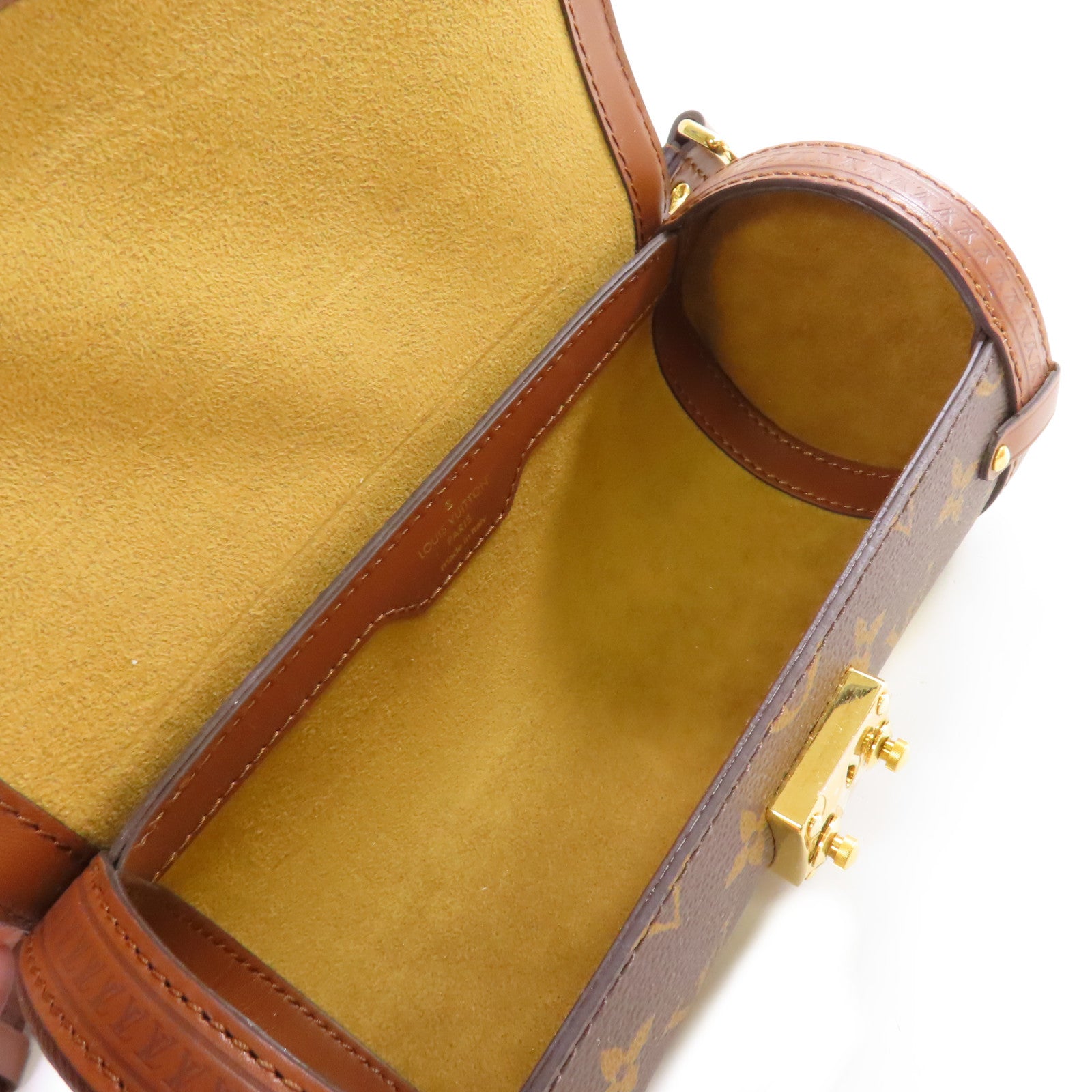 LOUIS VUITTON 【激減優惠】Monogram Papillon Trunk 2Way Shoulder Bag金扣手挽肩背兩用袋啡色
