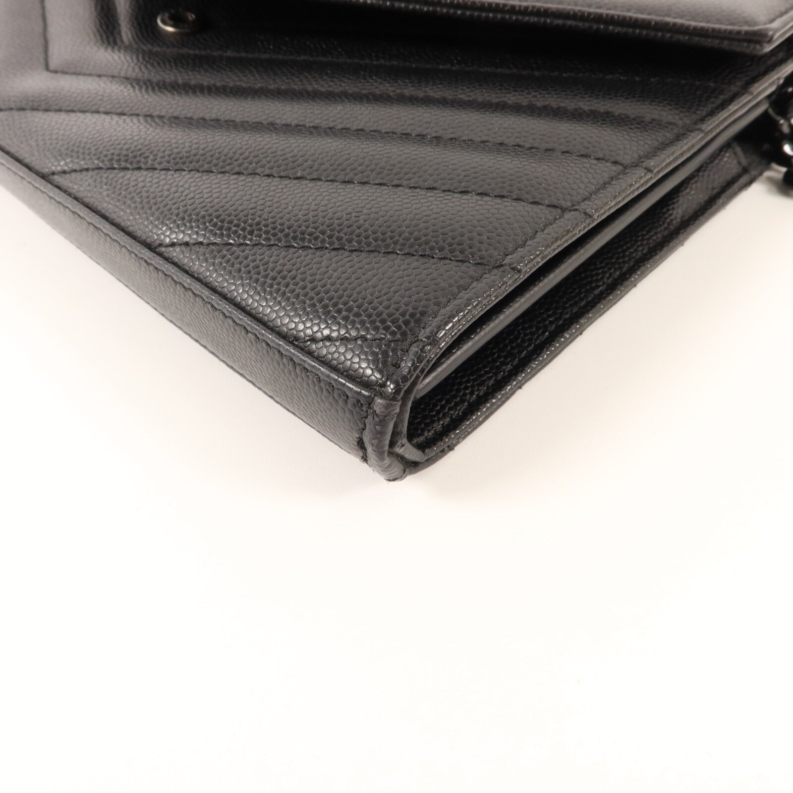 SAINT LAURENT 牛皮皮革Cassandre Envelope肩背袋