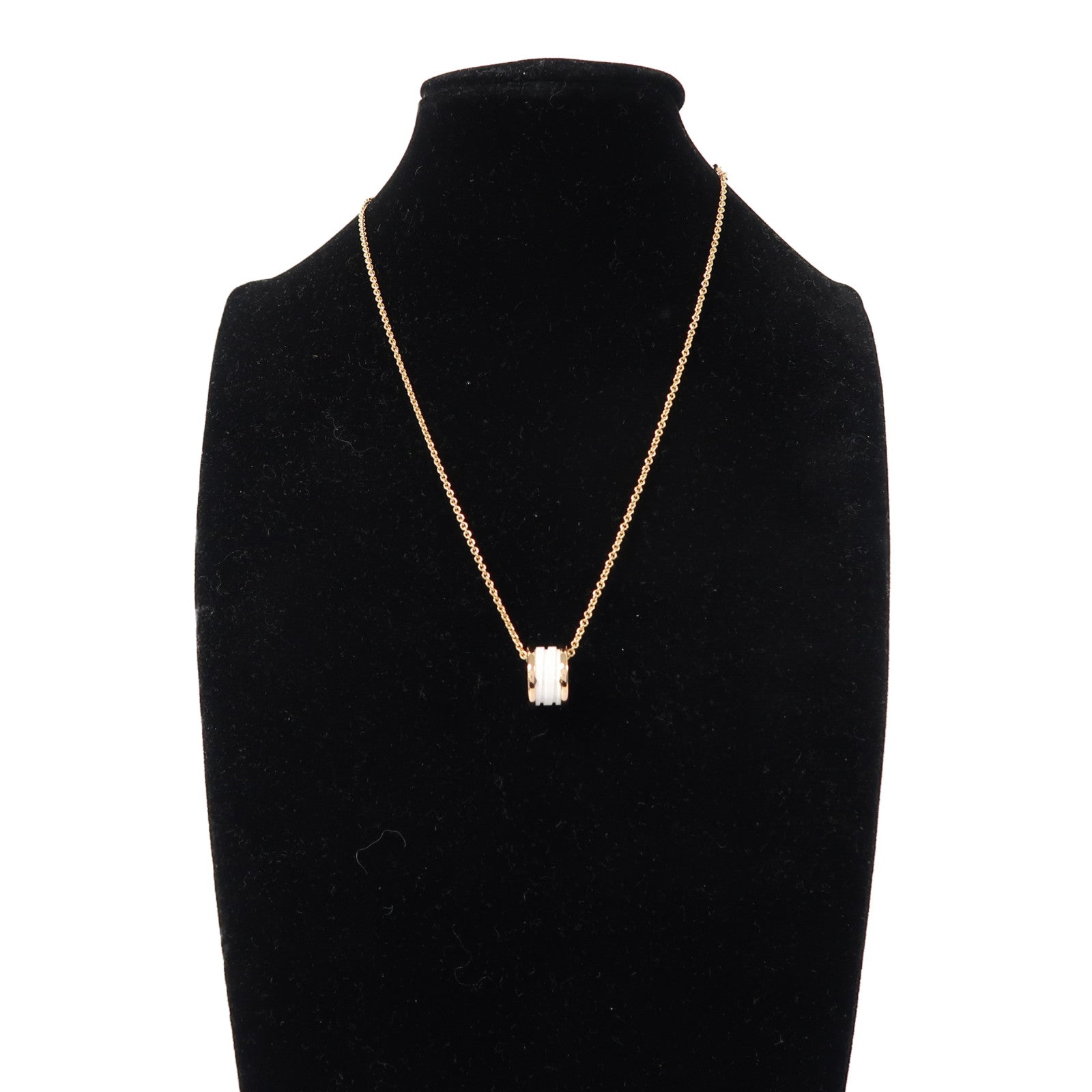 BVLGARI 【激減優惠】18K玫瑰金/陶瓷B-Zero1 Necklace項鍊