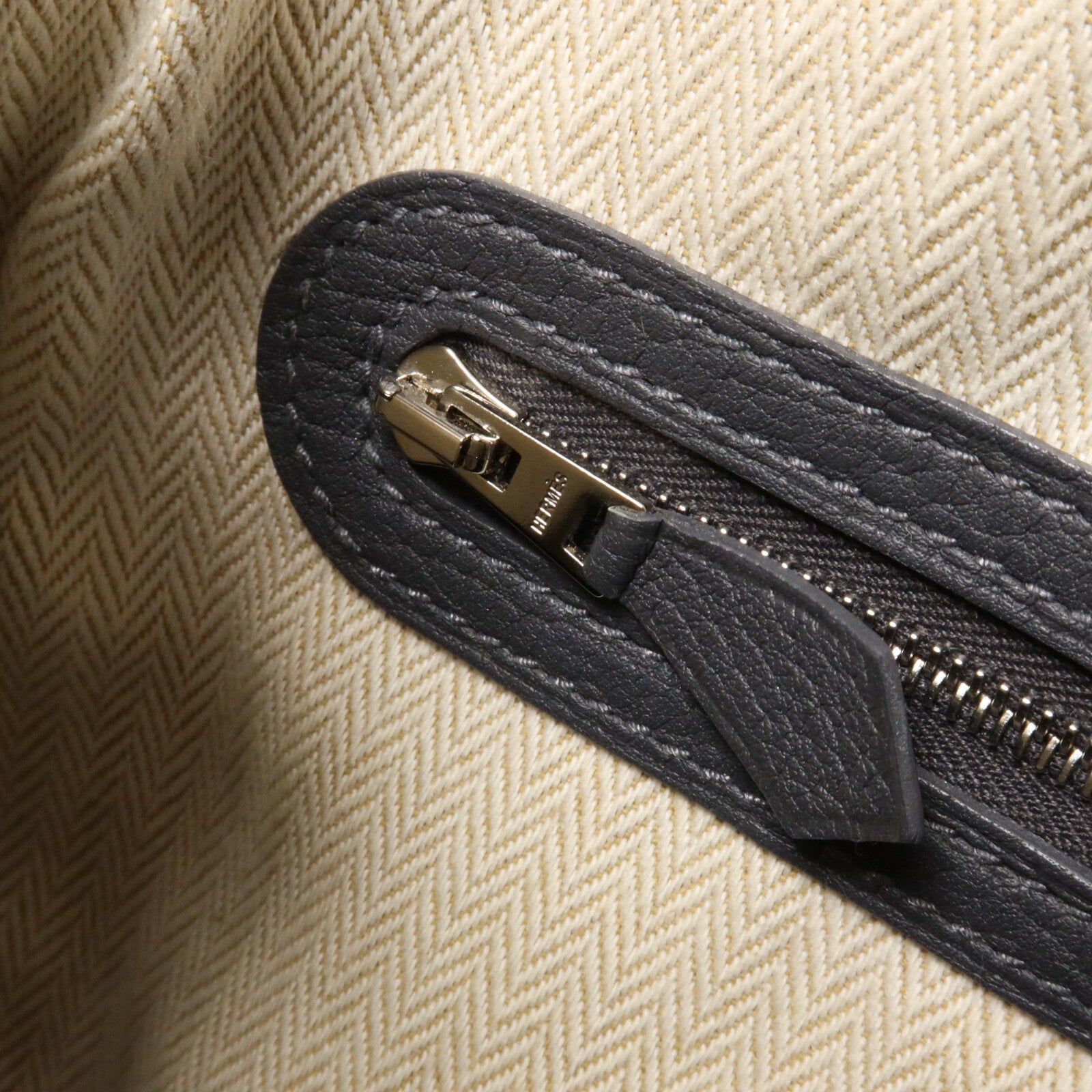 HERMES Negonda皮革Garden Party TPM手挽袋Ardoise