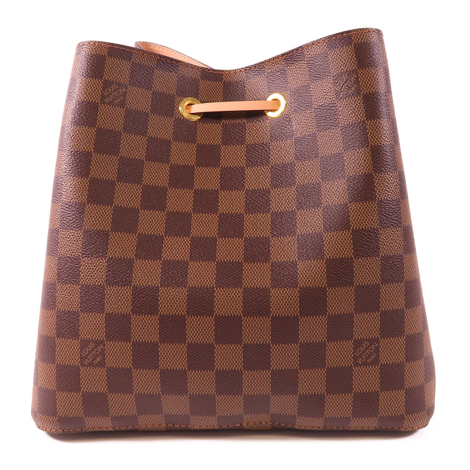 LOUIS VUITTON Damier NeoNoe金扣肩背袋