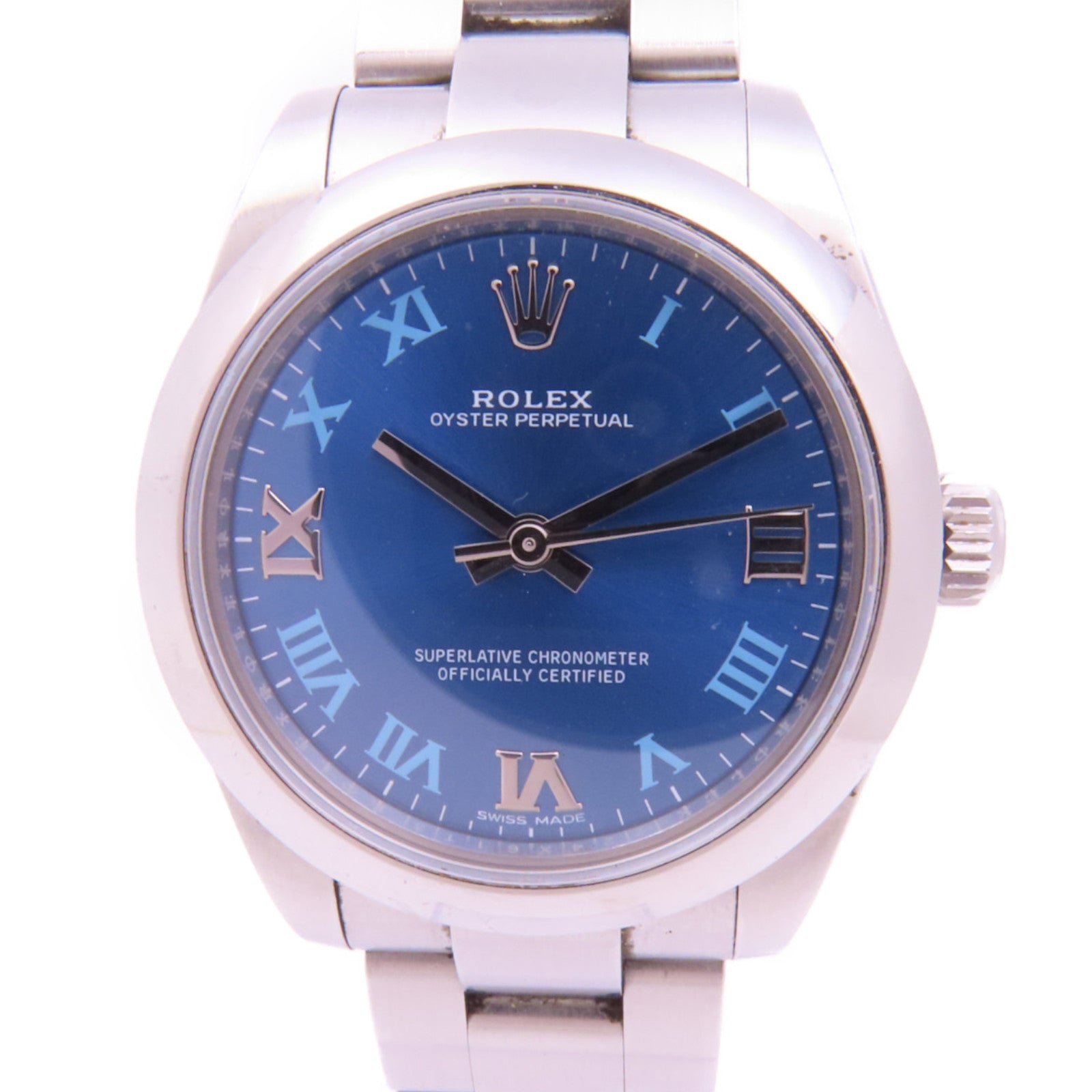 ROLEX Oyster Perpetual 31 177200 Automatic Watch Stainless Steel Blue