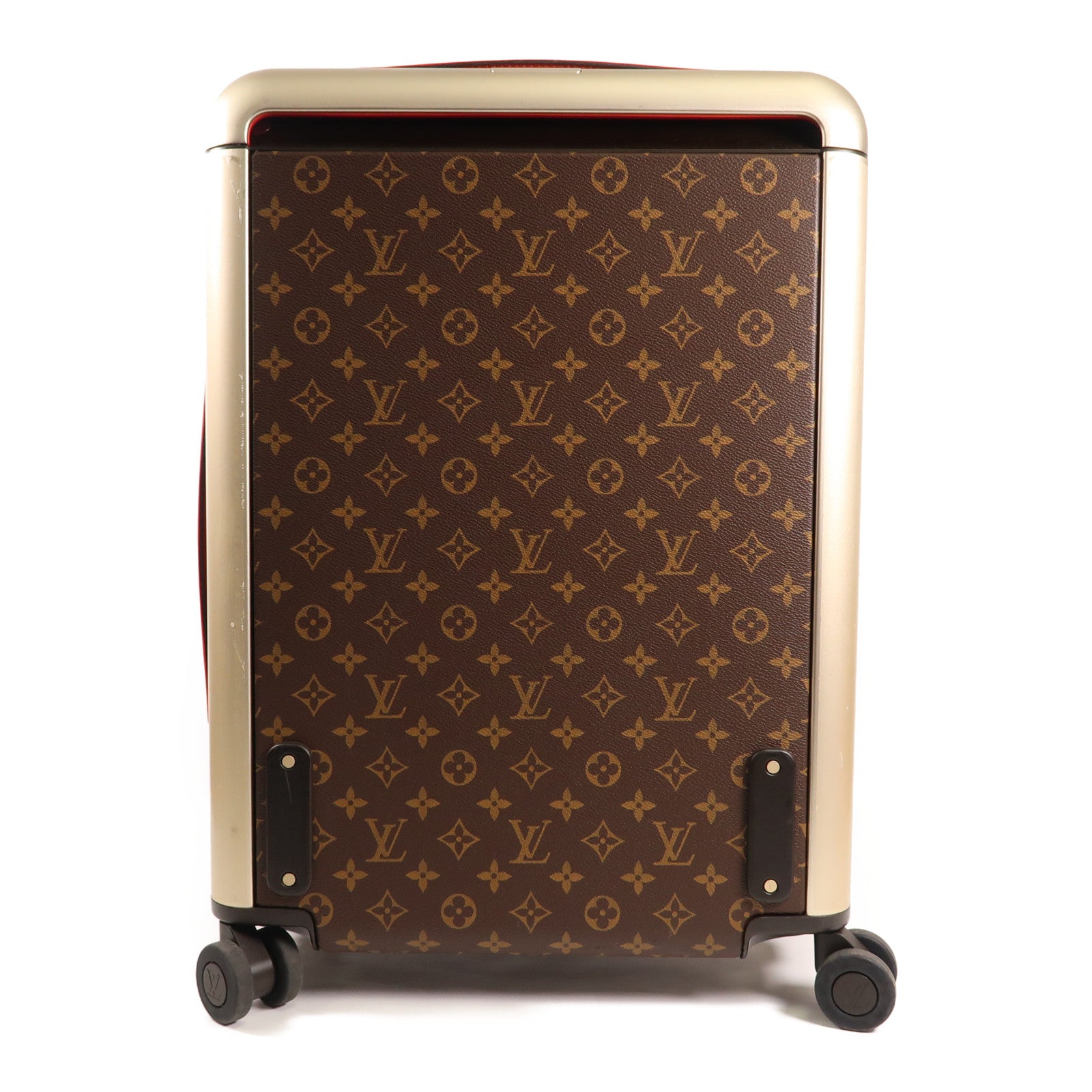 LOUIS VUITTON Monogram/金屬Horizon 55銀扣行李箱