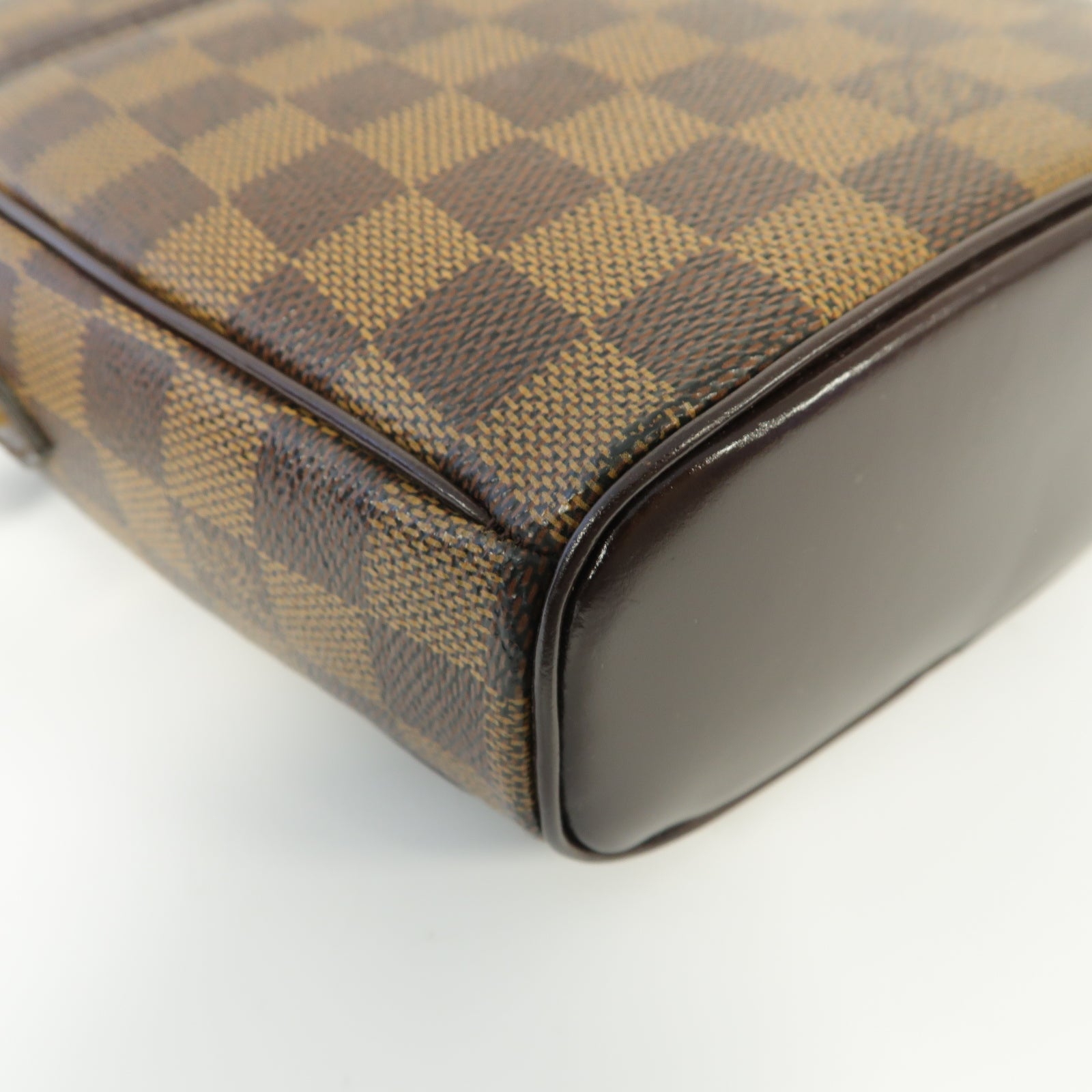LOUIS VUITTON Damier Ipanema PM金扣肩背袋棕色