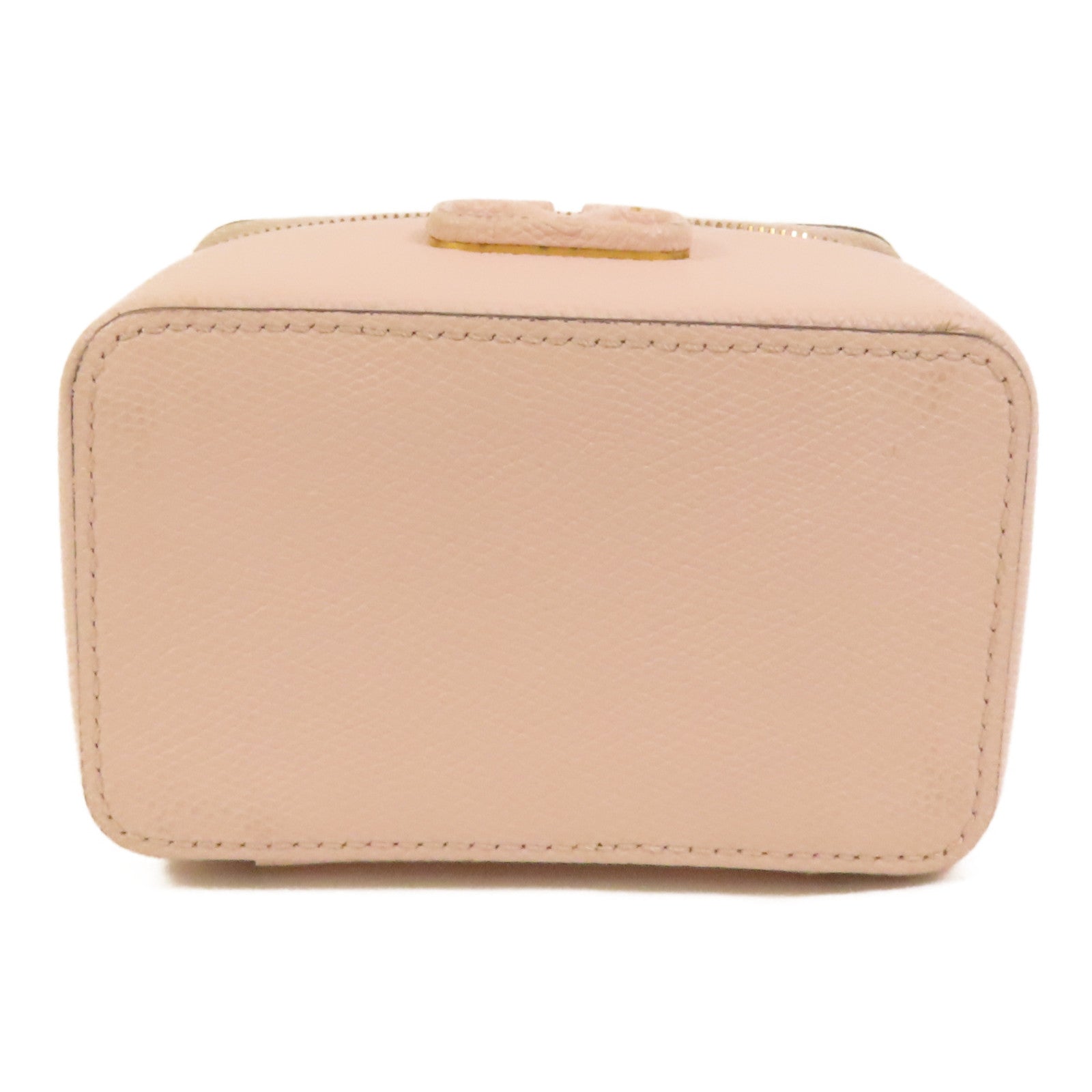 Valentino 牛皮皮革Garavani Vanity Case金扣手挽肩背兩用袋