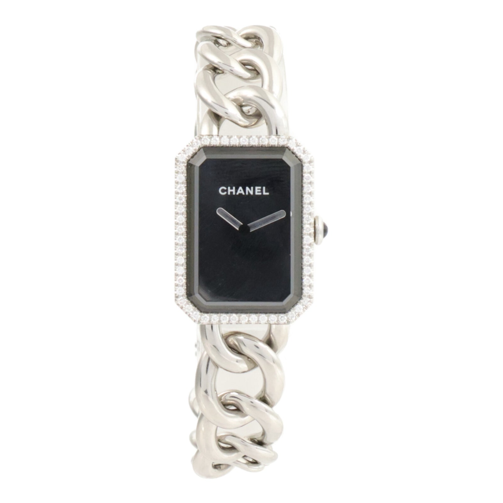 CHANEL Premiere Gourmette Chain Watch H7020