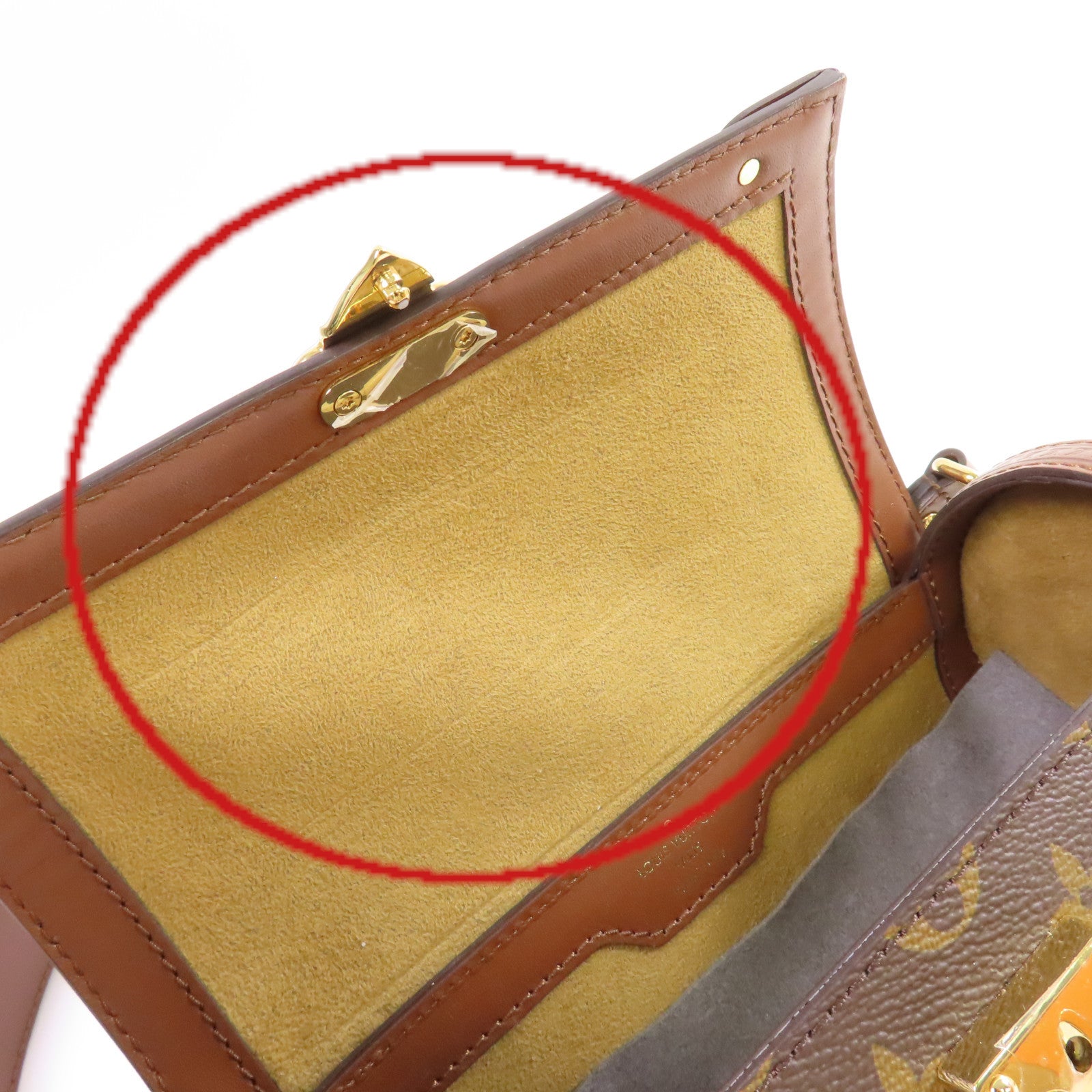 LOUIS VUITTON 【激減優惠】Monogram Papillon Trunk 2Way Shoulder Bag金扣手挽肩背兩用袋啡色