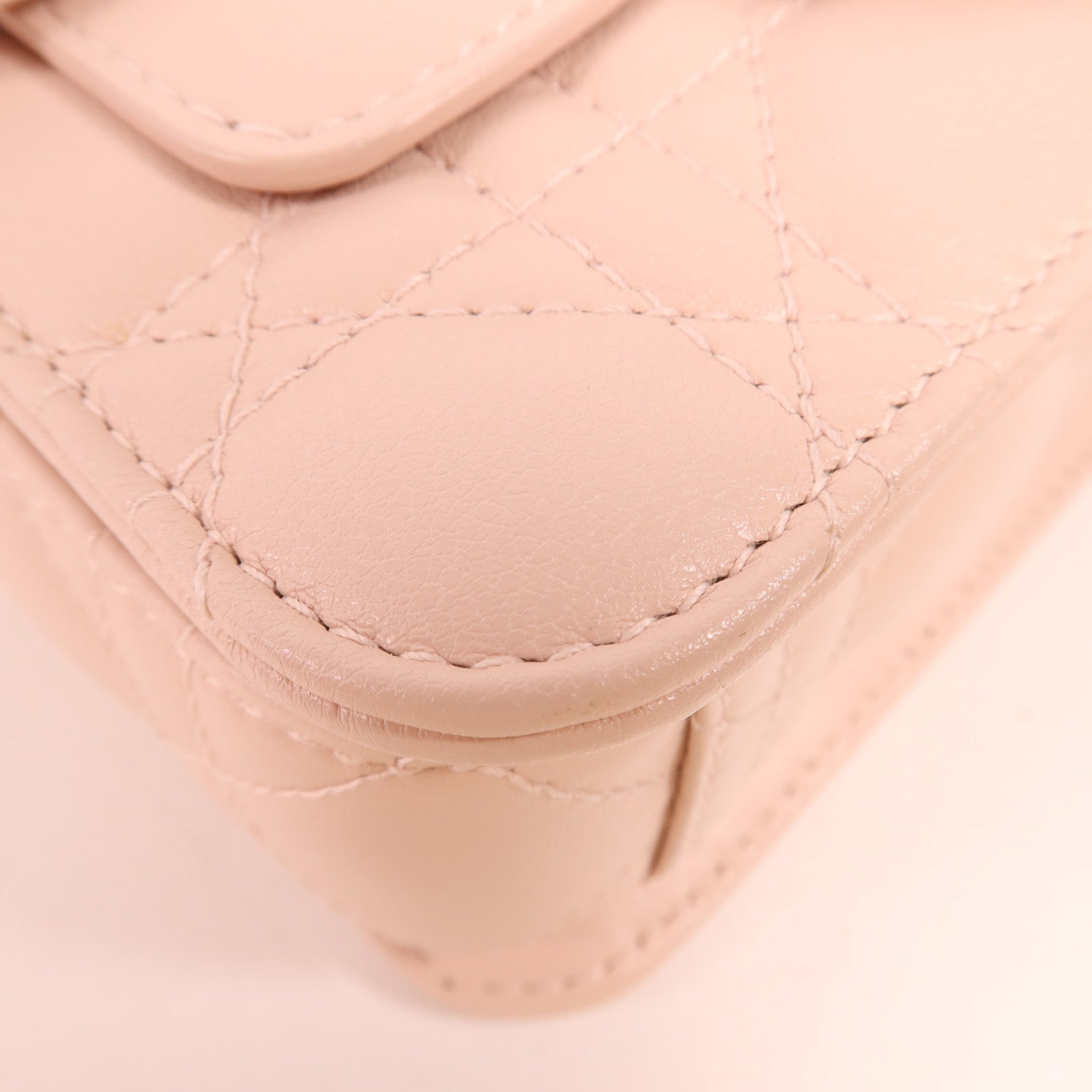 Dior 羊皮皮革Dior Jolie Top Handle金扣鏈帶手挽肩背兩用袋