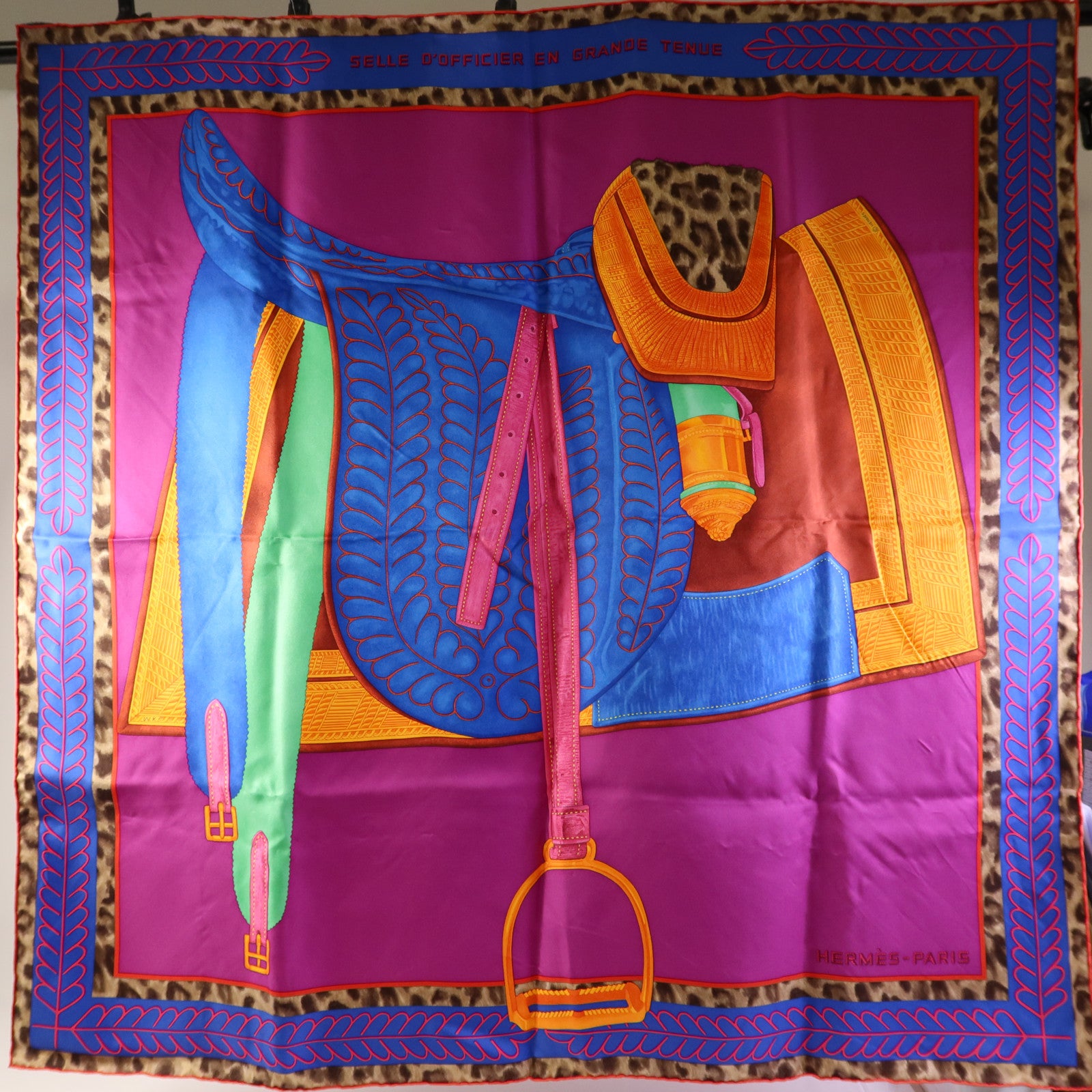 HERMES 絲質Scarf 90X90絲巾