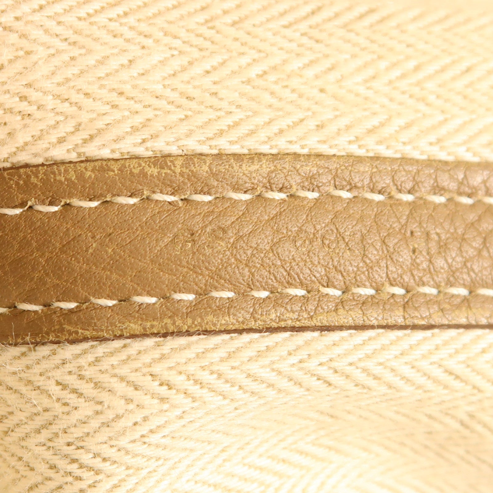 HERMES Negonda皮革Garden Party PM銀扣手挽袋Etoupe